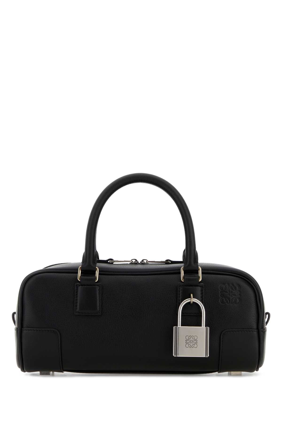 Loewe Women Black Leather Amazona 23 Handbag LOEWE