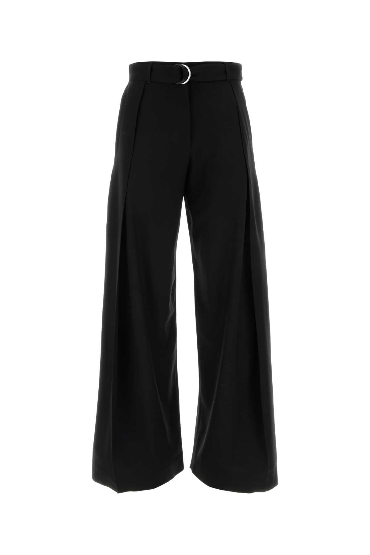 Loewe Women Black Wool Pant LOEWE