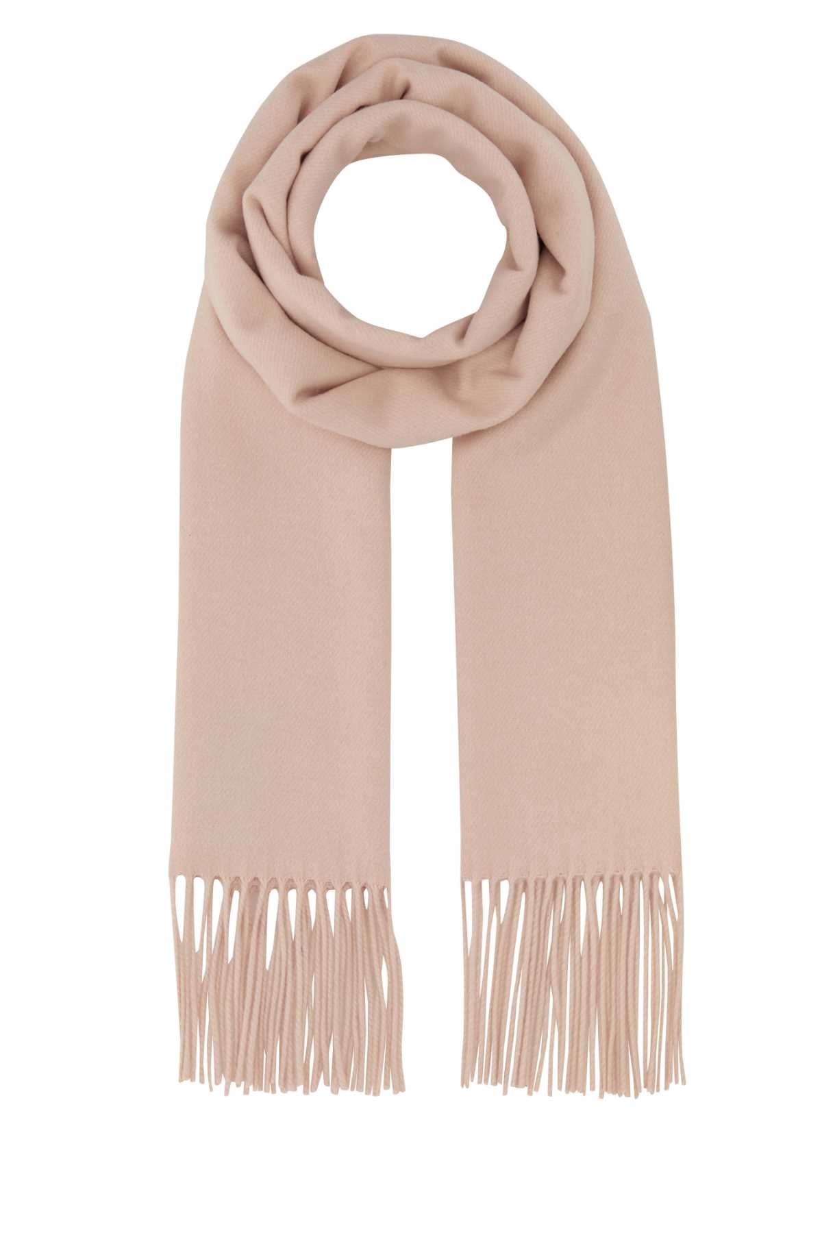 Prada Women Powder Pink Silk Blend Scarf PRADA