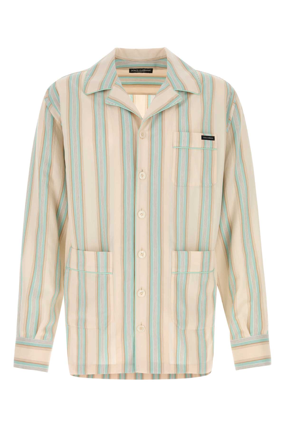 Dolce & Gabbana Men Embroidered Jersey Shirt DOLCE & GABBANA