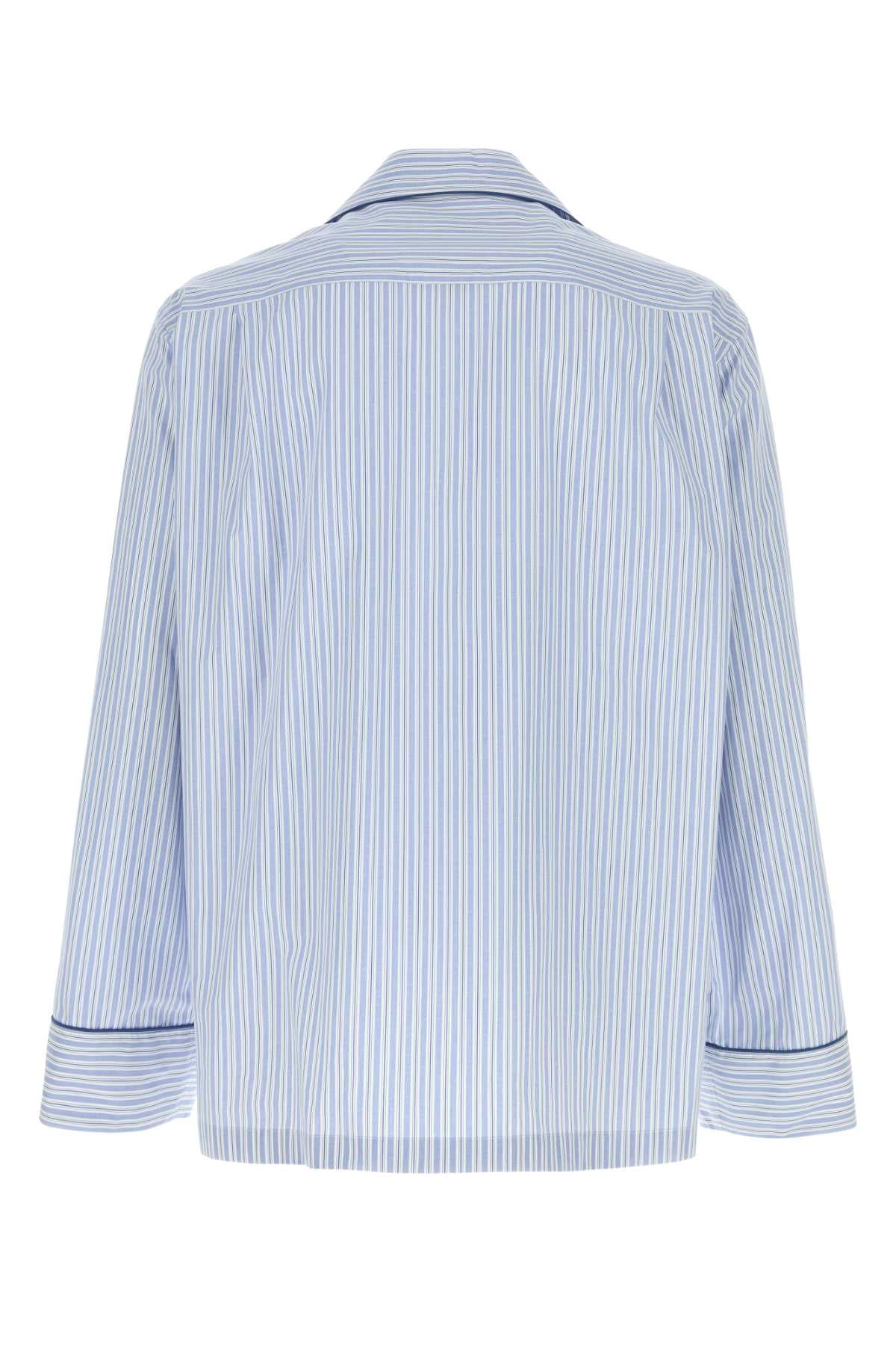 Dolce & Gabbana Men Embroidered Poplin Shirt DOLCE & GABBANA