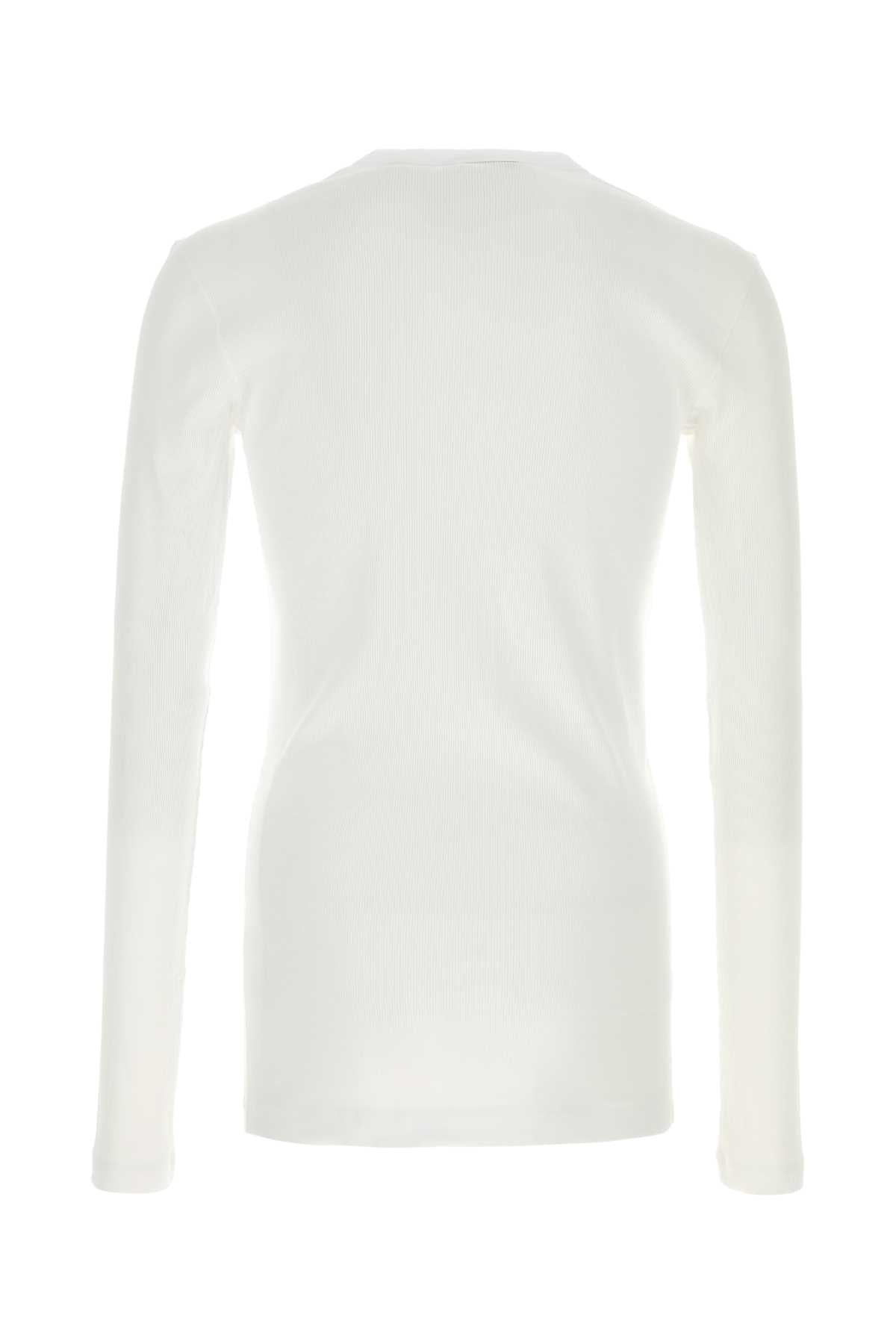 Dolce & Gabbana Men White Cotton T-Shirt DOLCE & GABBANA