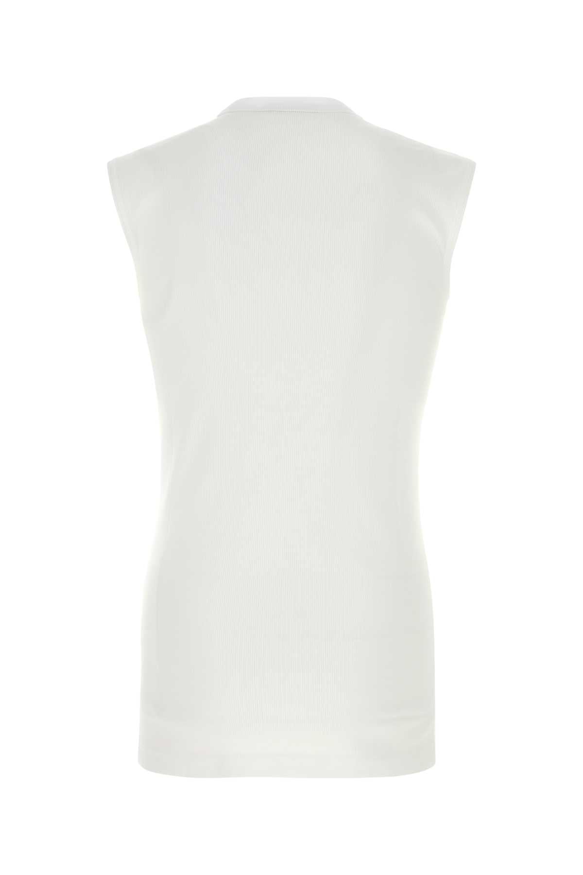 Dolce & Gabbana Men White Cotton Tank Top DOLCE & GABBANA