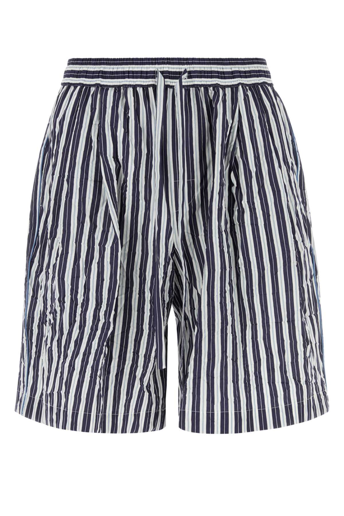 Dolce & Gabbana Men Embroidered Viscose Blend Bermuda Shorts DOLCE & GABBANA