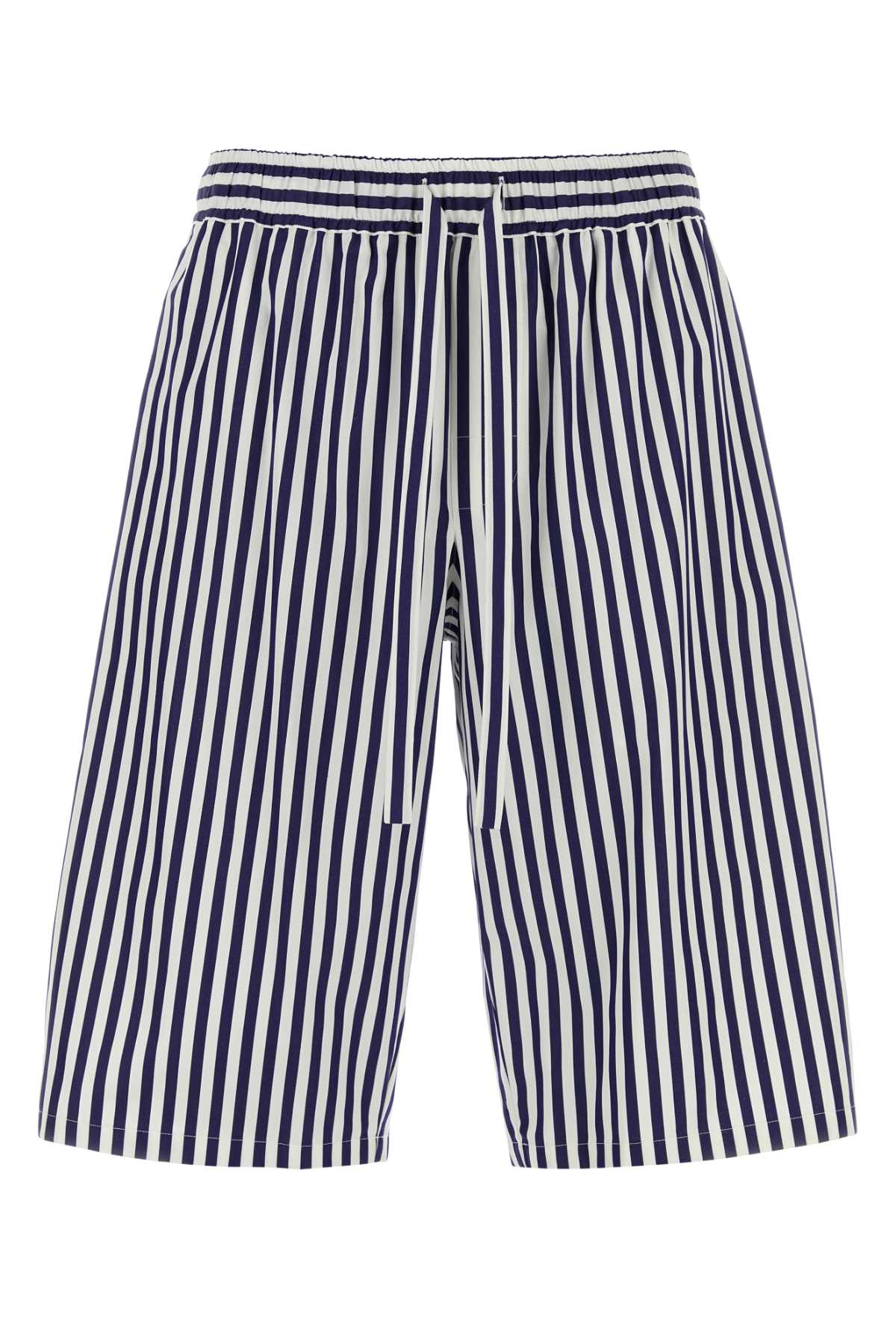Dolce & Gabbana Men Embroidered Poplin Bermuda Shorts DOLCE & GABBANA