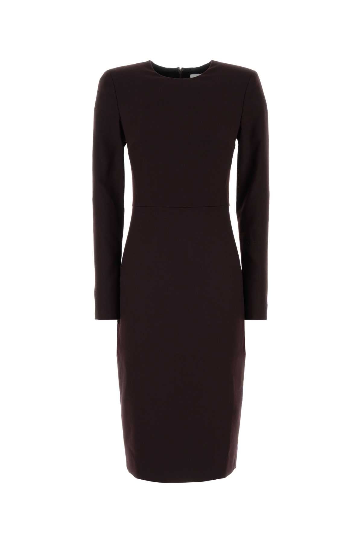 Victoria Beckham Women Aubergine Stretch Polyester Blend Dress VICTORIA BECKHAM