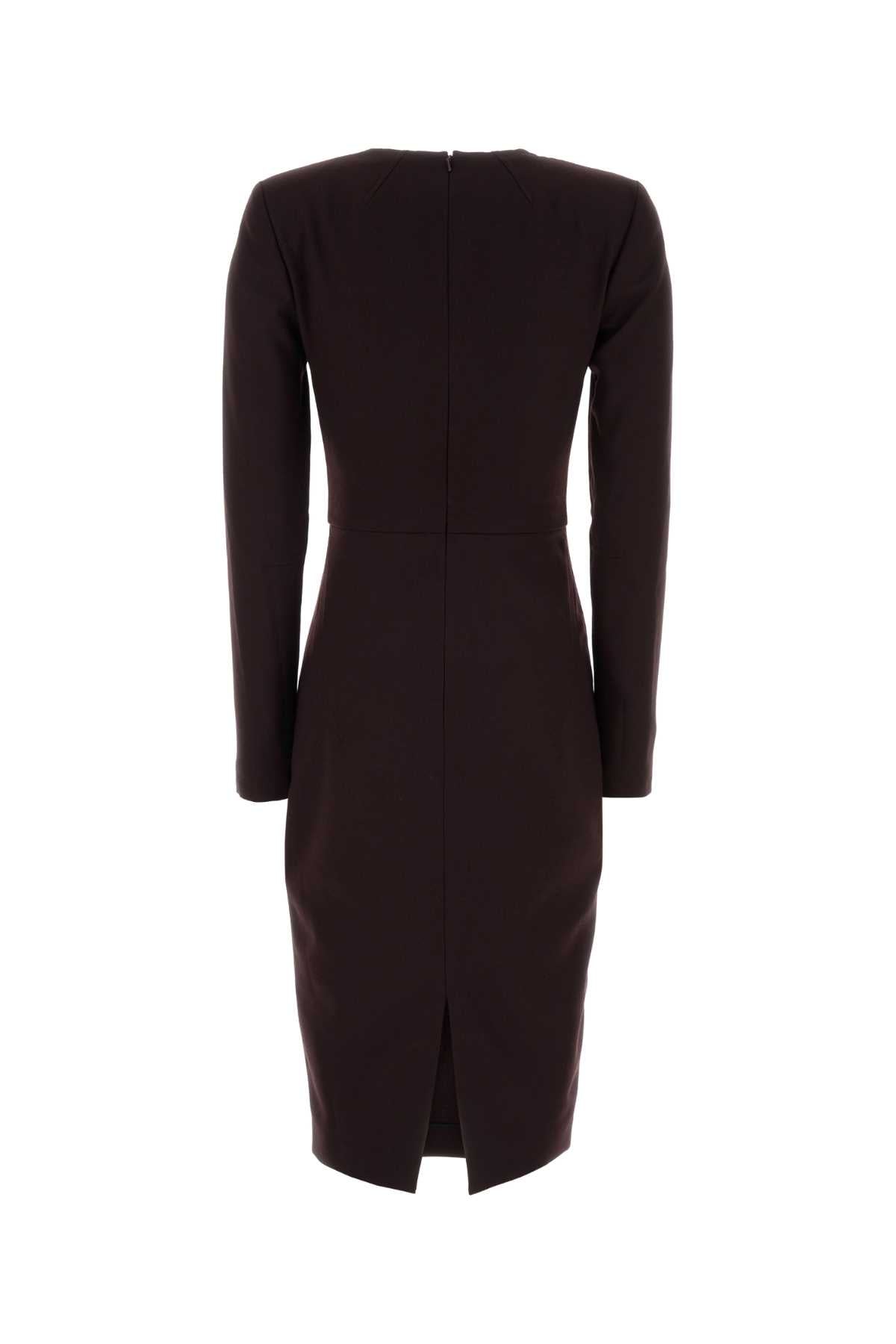 Victoria Beckham Women Aubergine Stretch Polyester Blend Dress VICTORIA BECKHAM