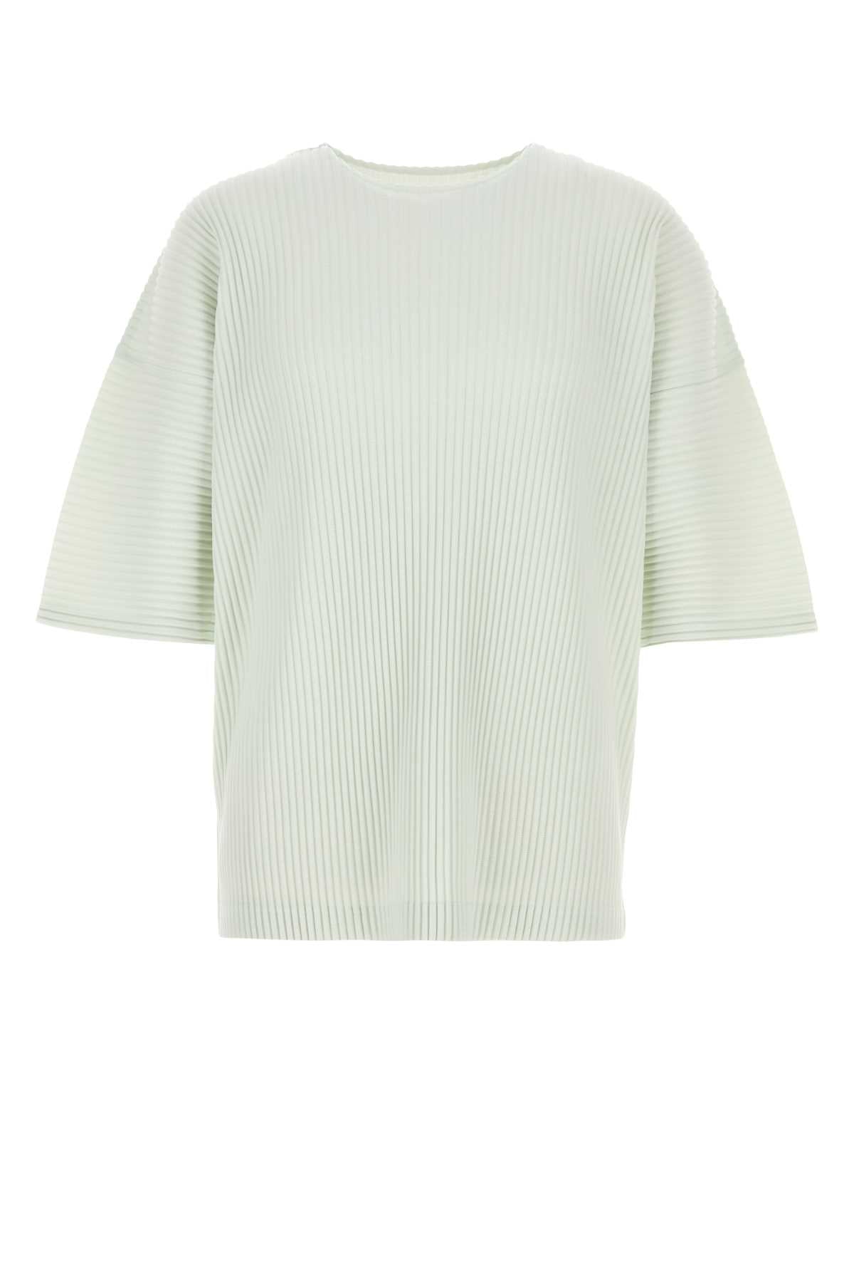 Homme Plisse' Issey Miyake Men Mint Green Polyester T-Shirt HOMME PLISSE ISSEY MIYAKE