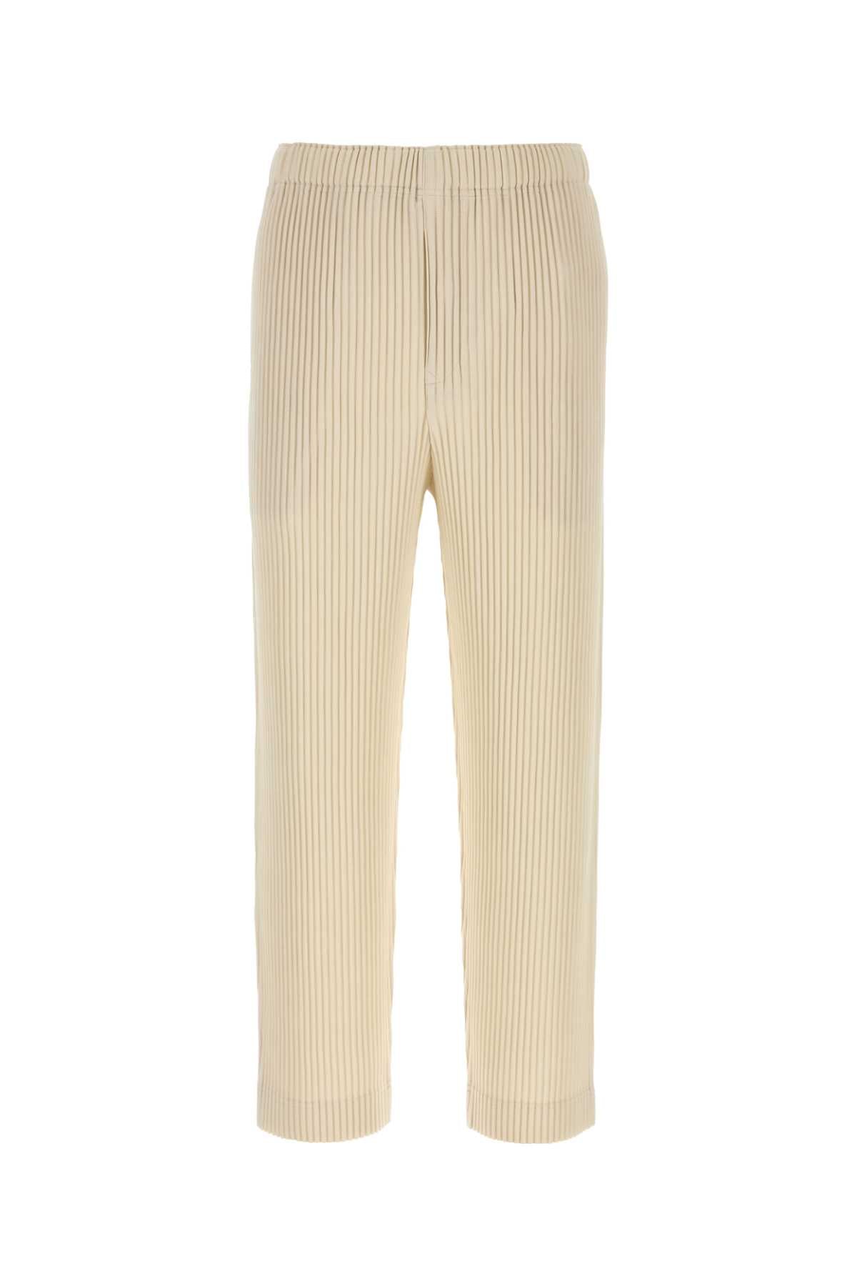 Homme Plisse' Issey Miyake Men Sand Polyester Pant HOMME PLISSE ISSEY MIYAKE