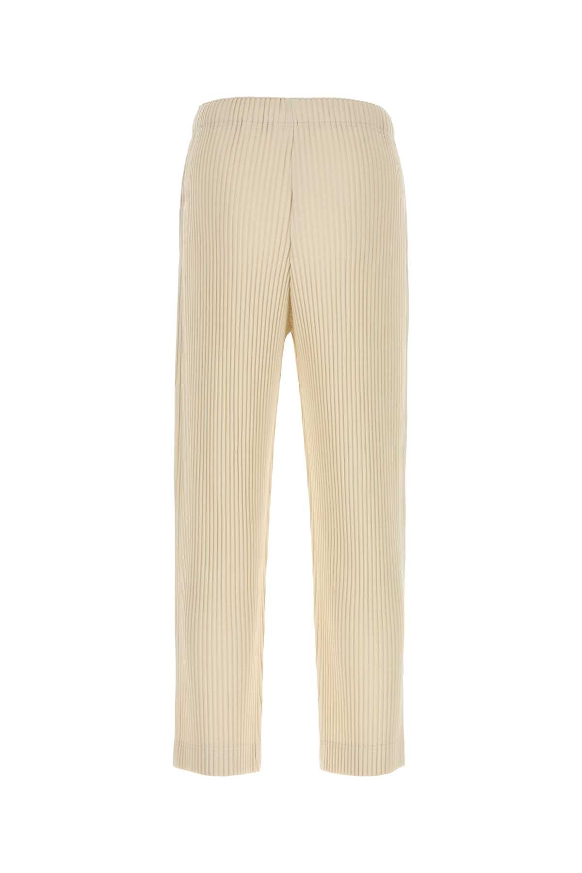 Homme Plisse' Issey Miyake Men Sand Polyester Pant HOMME PLISSE ISSEY MIYAKE