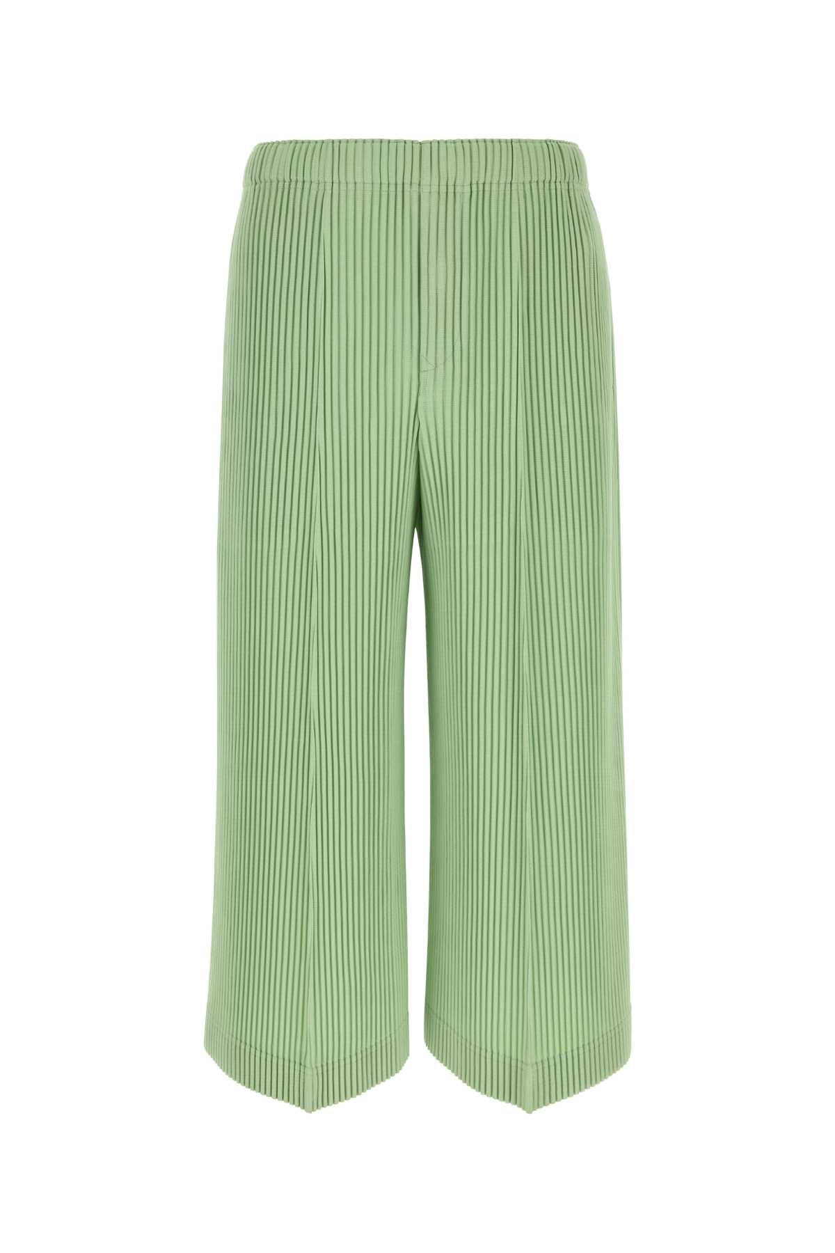 Homme Plisse' Issey Miyake Men Pastel Green Polyester Pant HOMME PLISSE ISSEY MIYAKE