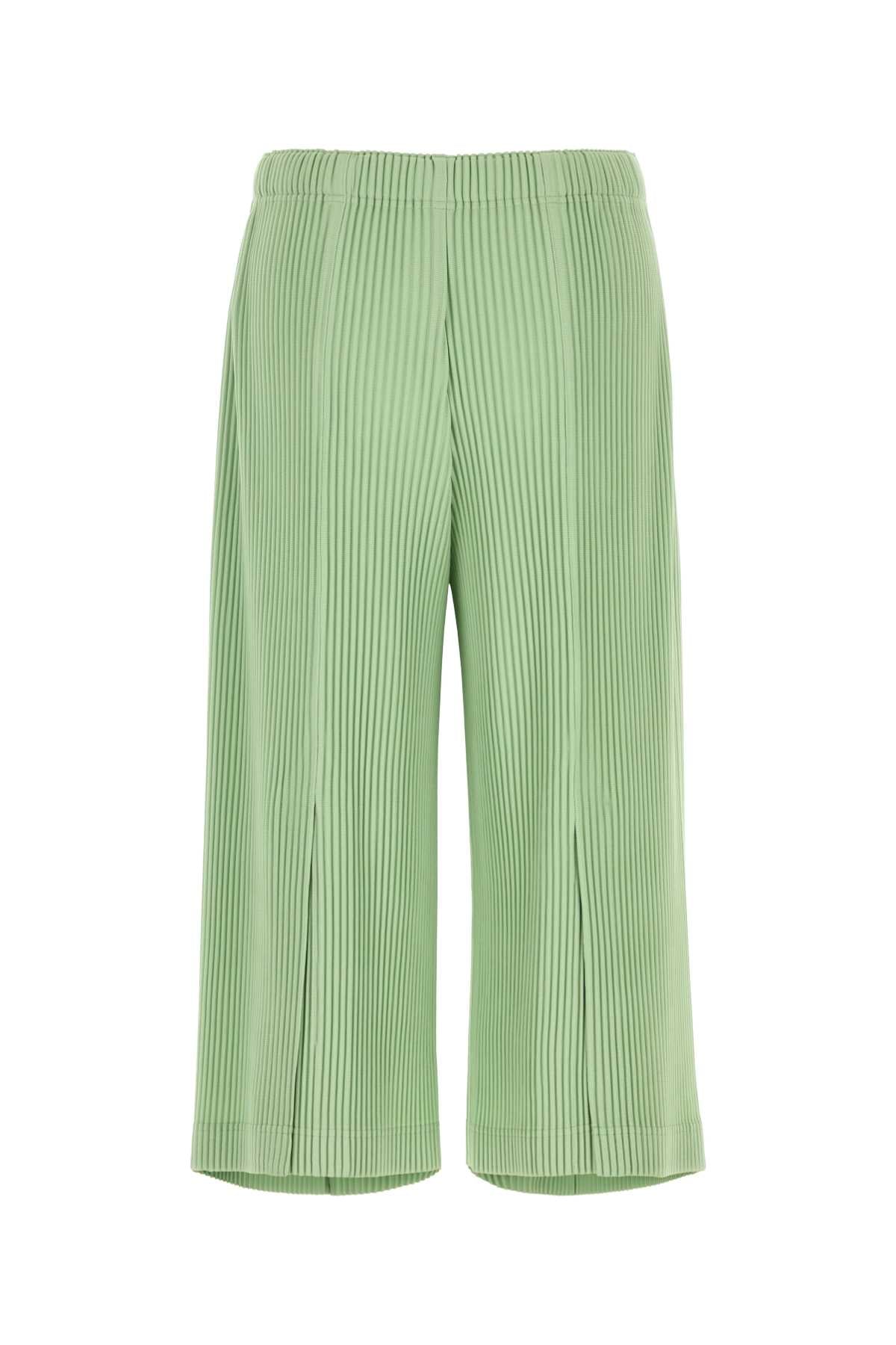Homme Plisse' Issey Miyake Men Pastel Green Polyester Pant HOMME PLISSE ISSEY MIYAKE