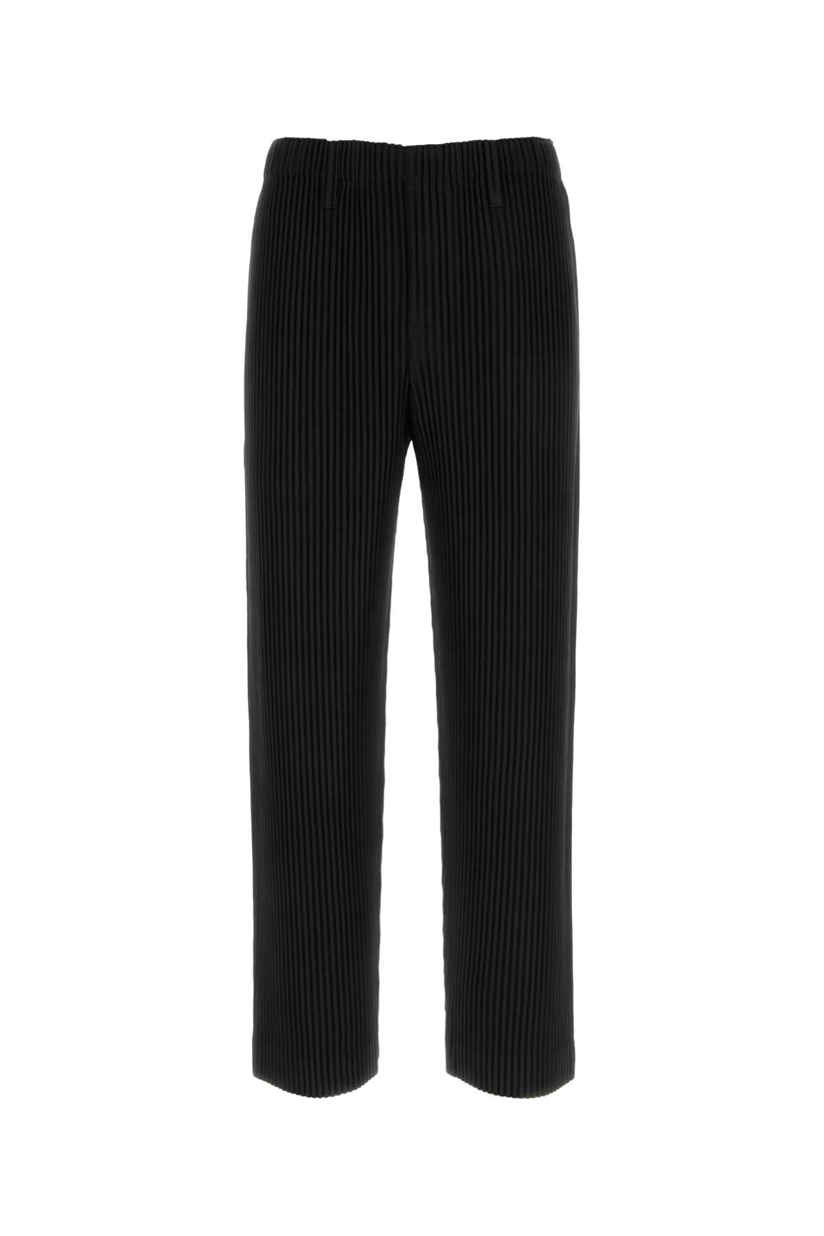 Homme Plisse' Issey Miyake Men Black Polyester Pant HOMME PLISSE ISSEY MIYAKE