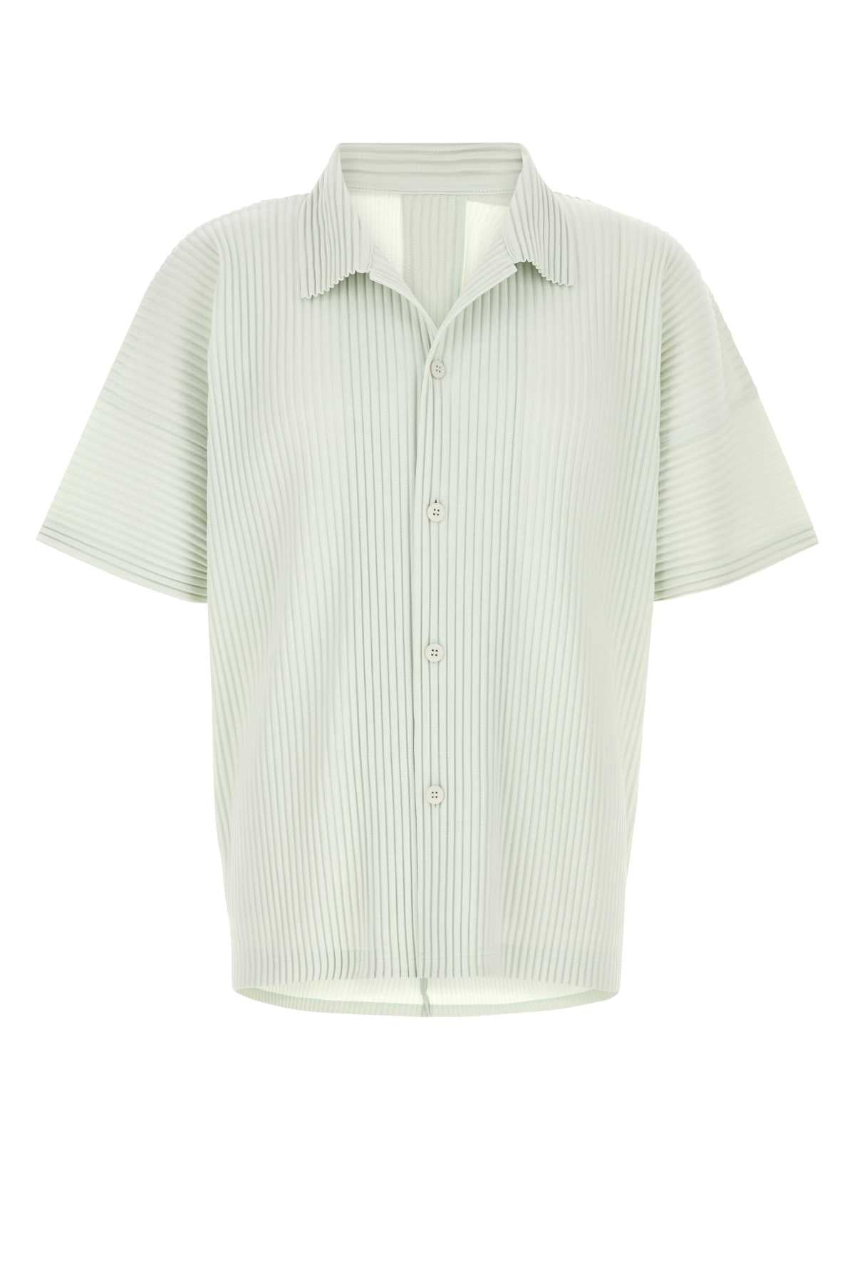 Homme Plisse' Issey Miyake Men Mint Green Polyester Shirt HOMME PLISSE ISSEY MIYAKE
