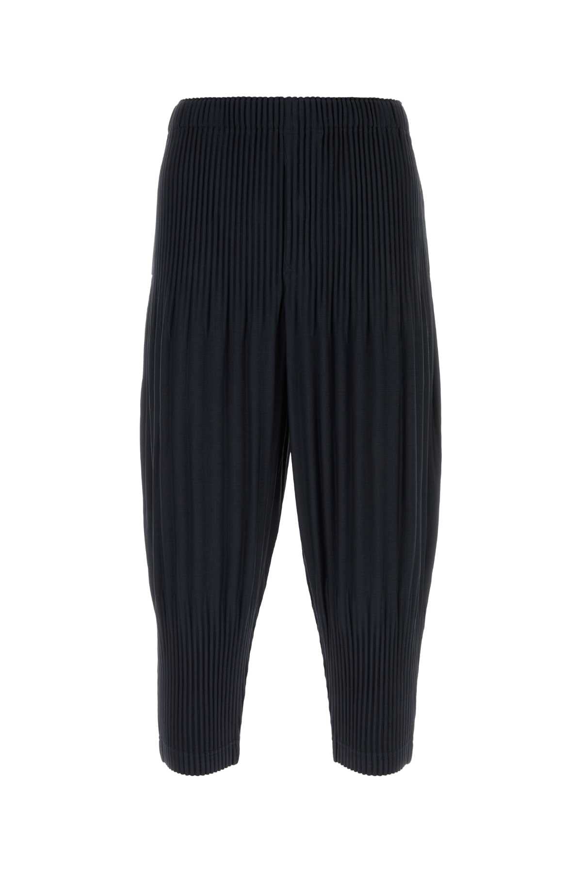 Homme Plisse' Issey Miyake Men Midnight Blue Polyester Pant HOMME PLISSE ISSEY MIYAKE