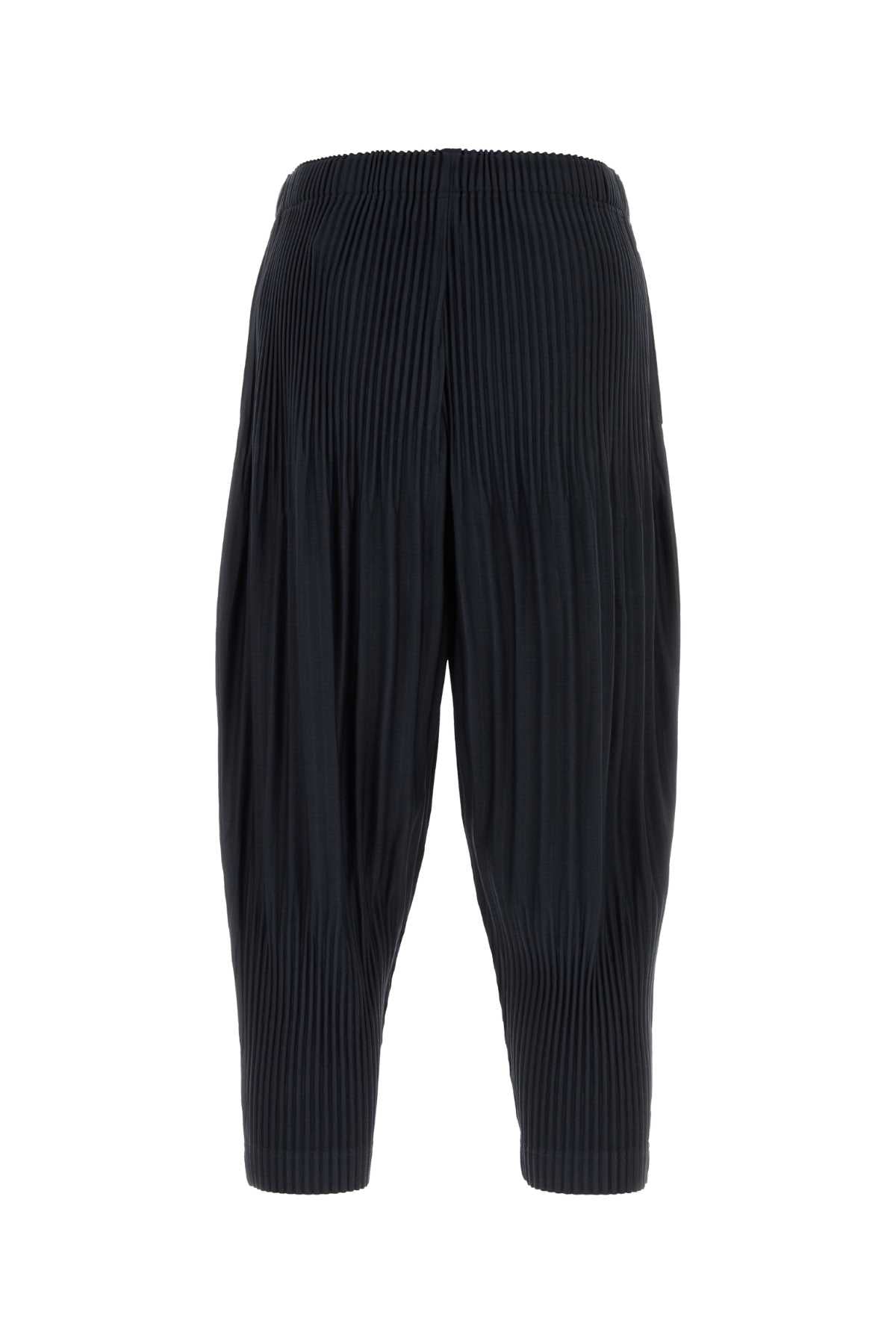 Homme Plisse' Issey Miyake Men Midnight Blue Polyester Pant HOMME PLISSE ISSEY MIYAKE