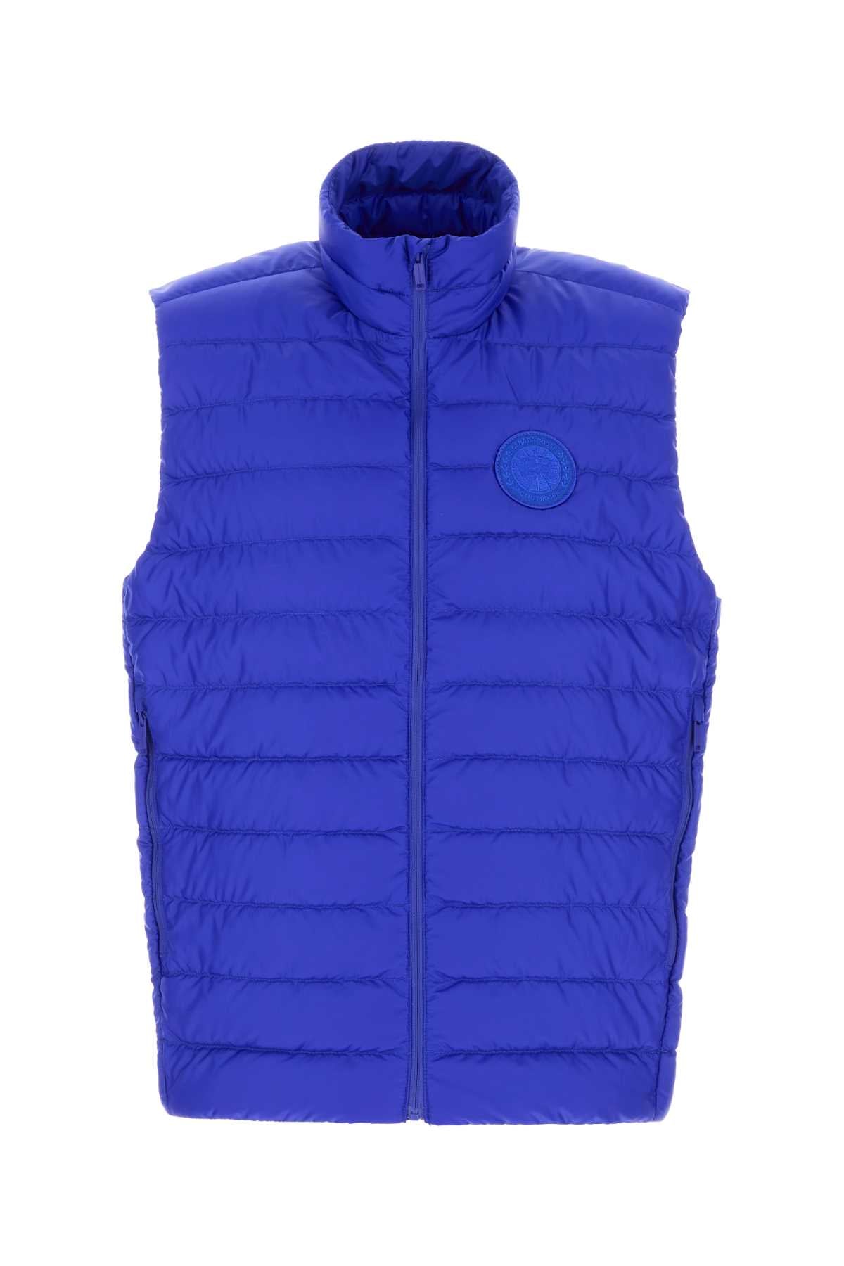 Canada Goose Men Electric Blue Polyester Sleeveless Stratus Down Jacket CANADA GOOSE