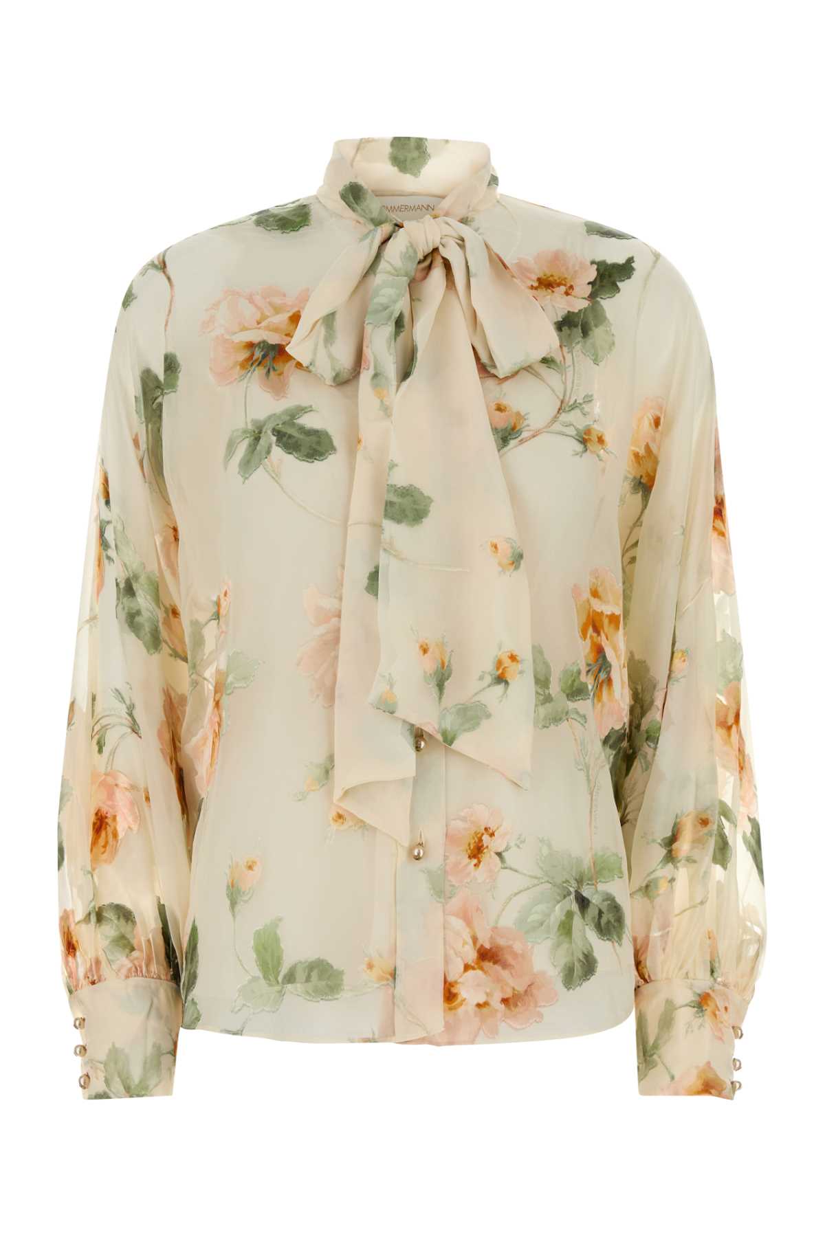 Zimmermann Women Embroidered Viscose Blend Carousel Shirt ZIMMERMANN