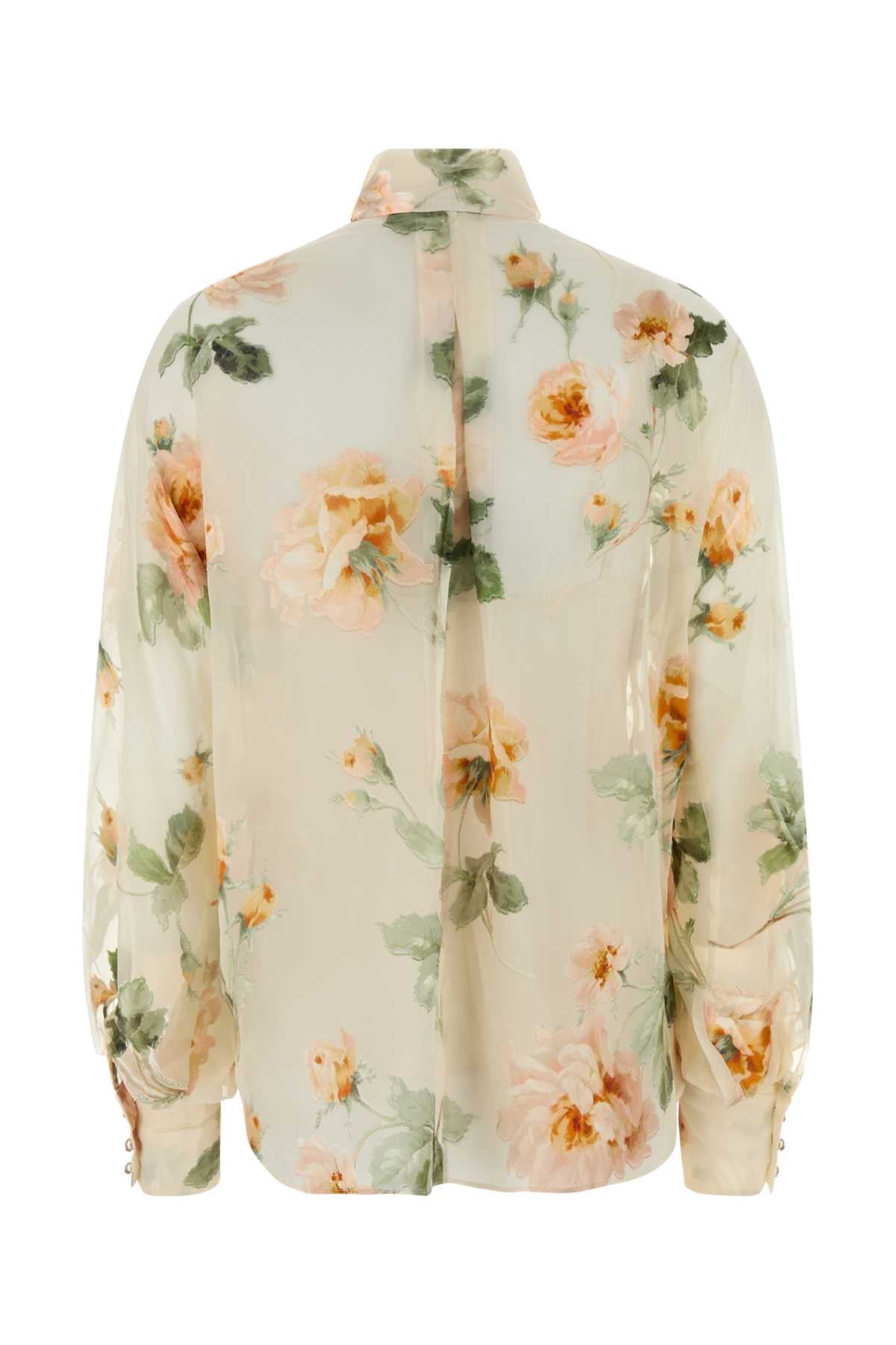 Zimmermann Women Embroidered Viscose Blend Carousel Shirt ZIMMERMANN
