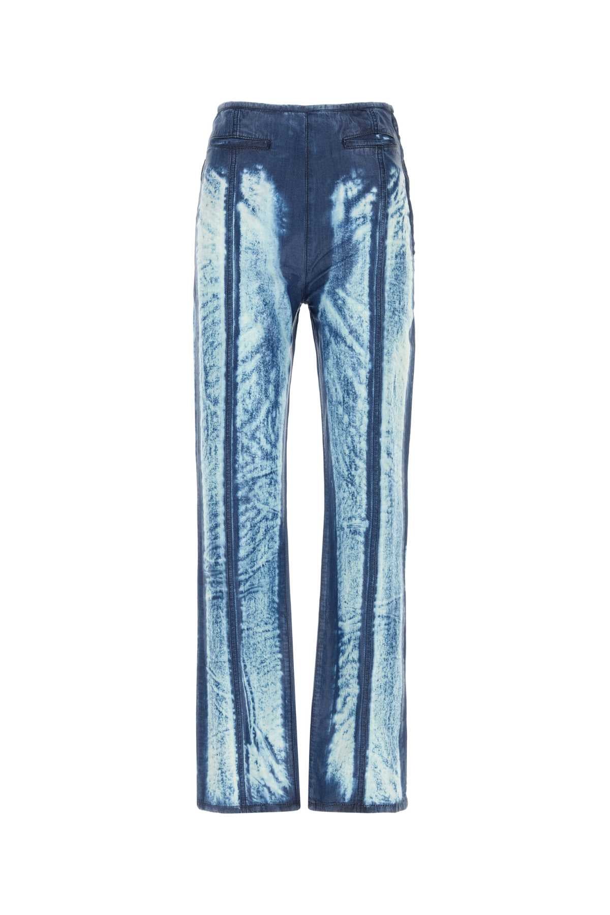Diesel Women Light Blue Lyocell D-Lysar Pant DIESEL