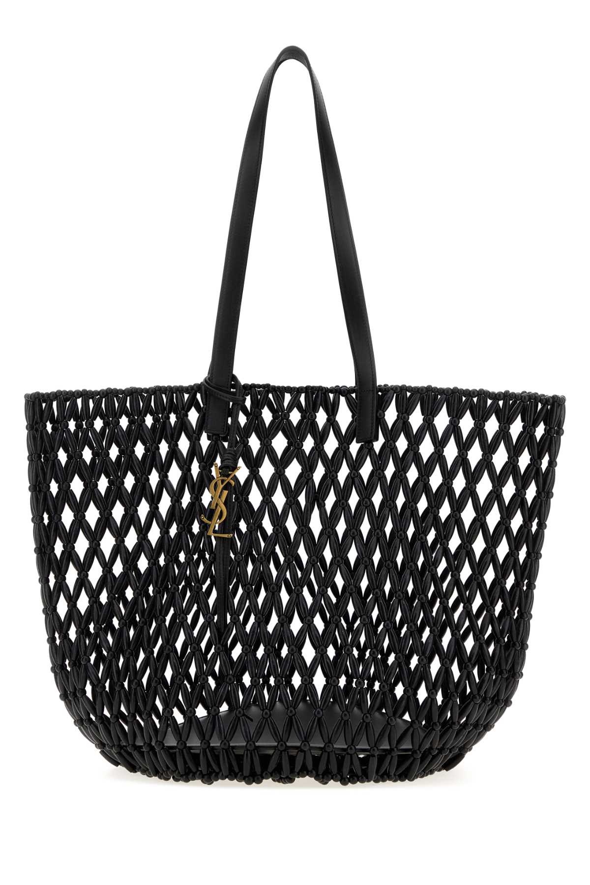 Saint Laurent Women Black Beads Shopping Bag SAINT LAURENT