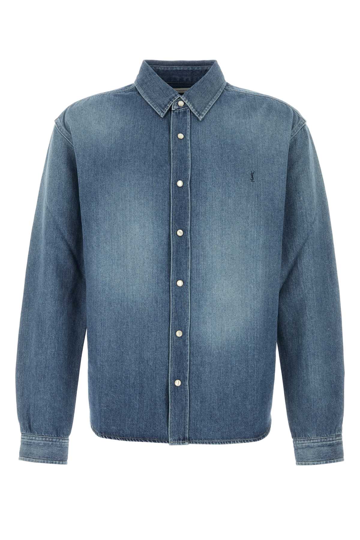 Saint Laurent Men Denim Shirt SAINT LAURENT