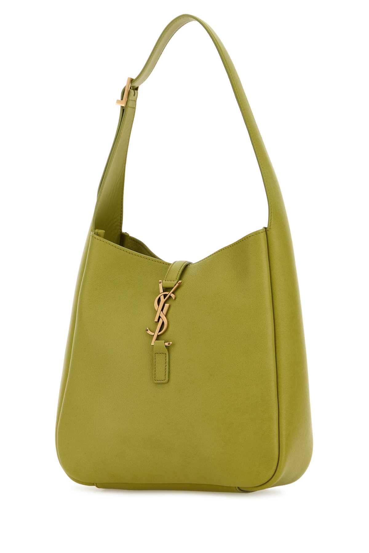 Saint Laurent Women Pistachio Green Leather Le 5 Ã¡ 7 Shoulder Bag SAINT LAURENT
