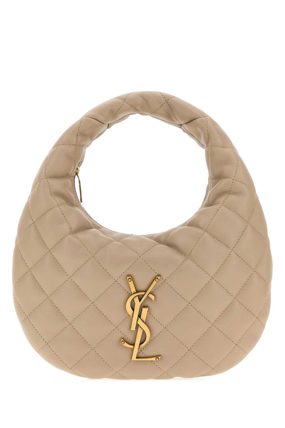 Saint Laurent Women Sand Nappa Leather Icarino Shoulder Bag SAINT LAURENT