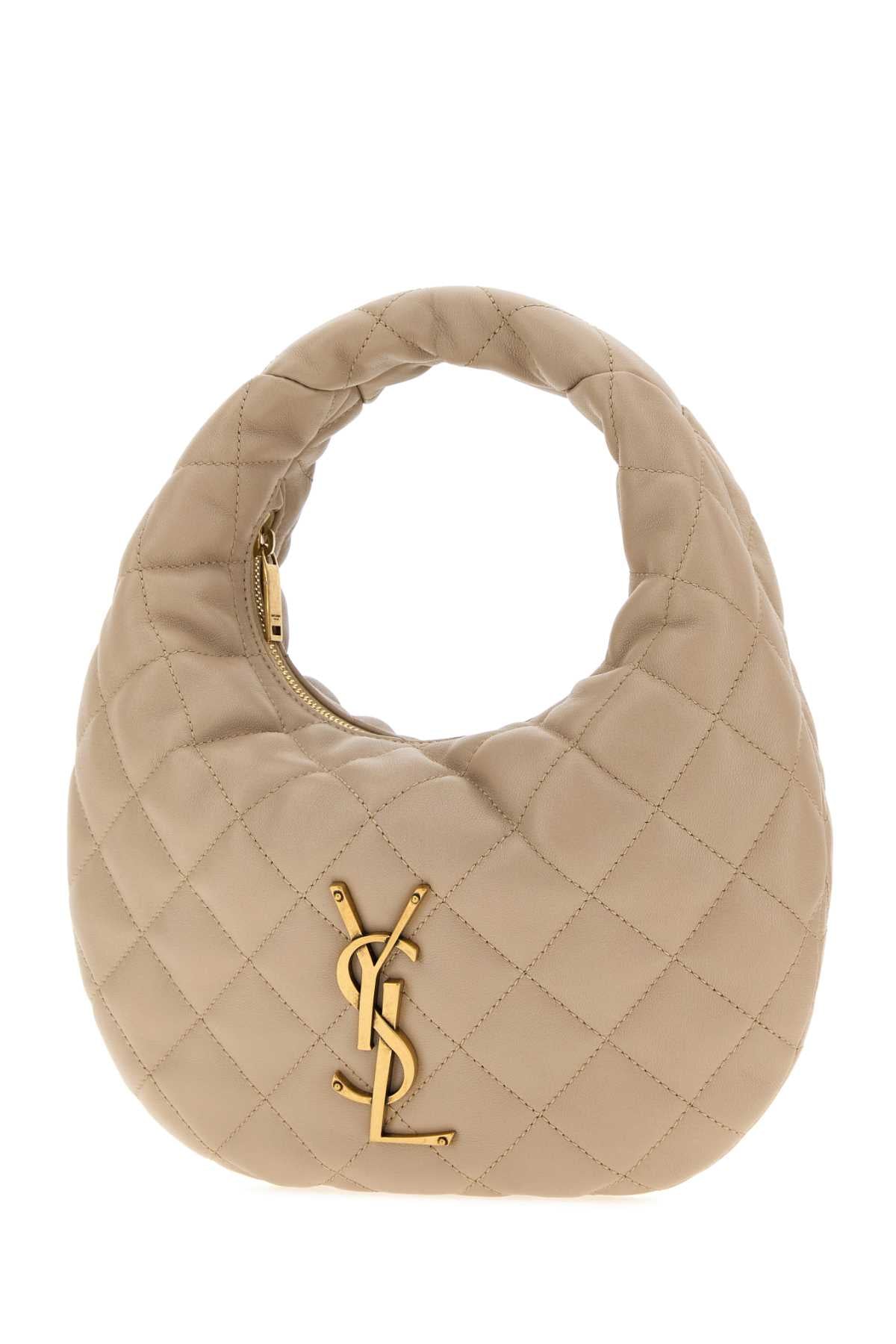 Saint Laurent Women Sand Nappa Leather Icarino Shoulder Bag SAINT LAURENT