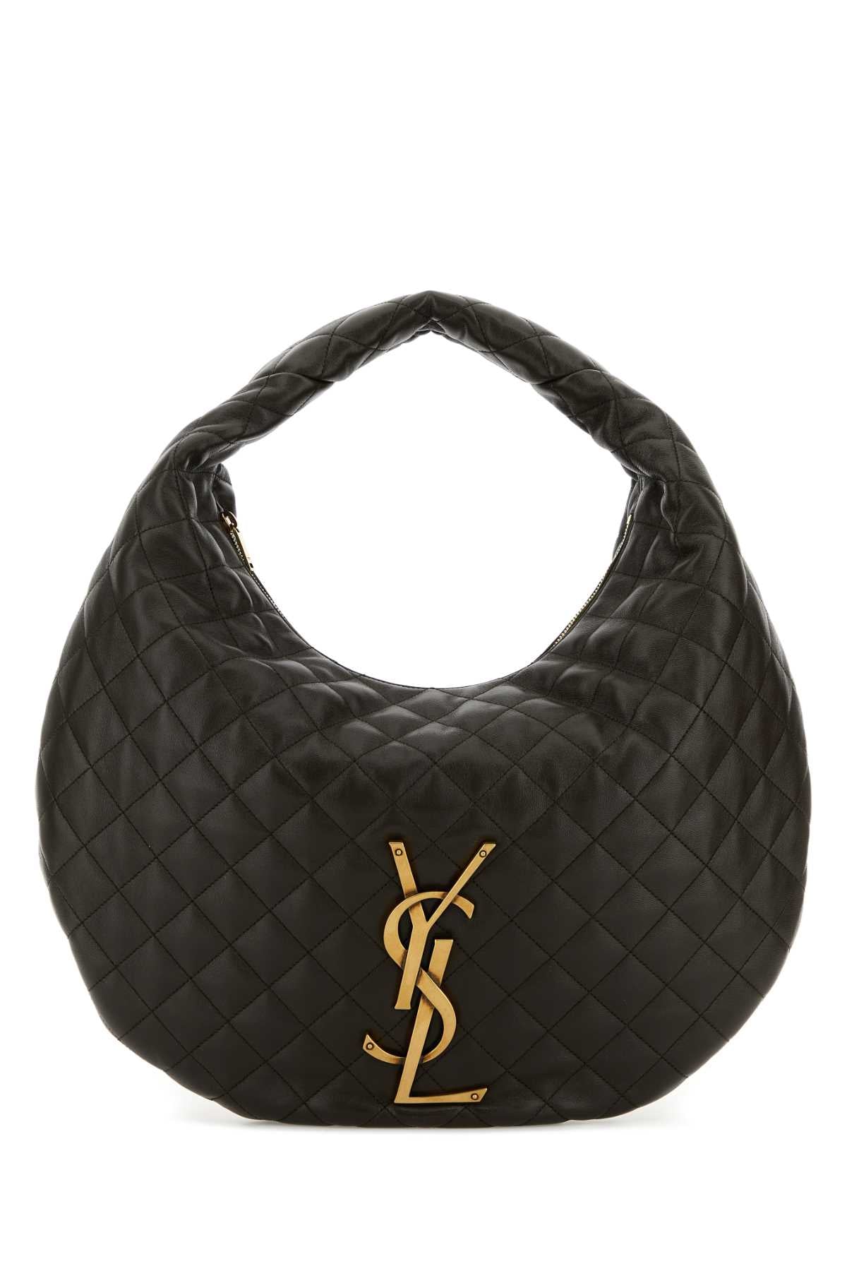 Saint Laurent Women Mud Nappa Leather Icare Shoulder Bag SAINT LAURENT