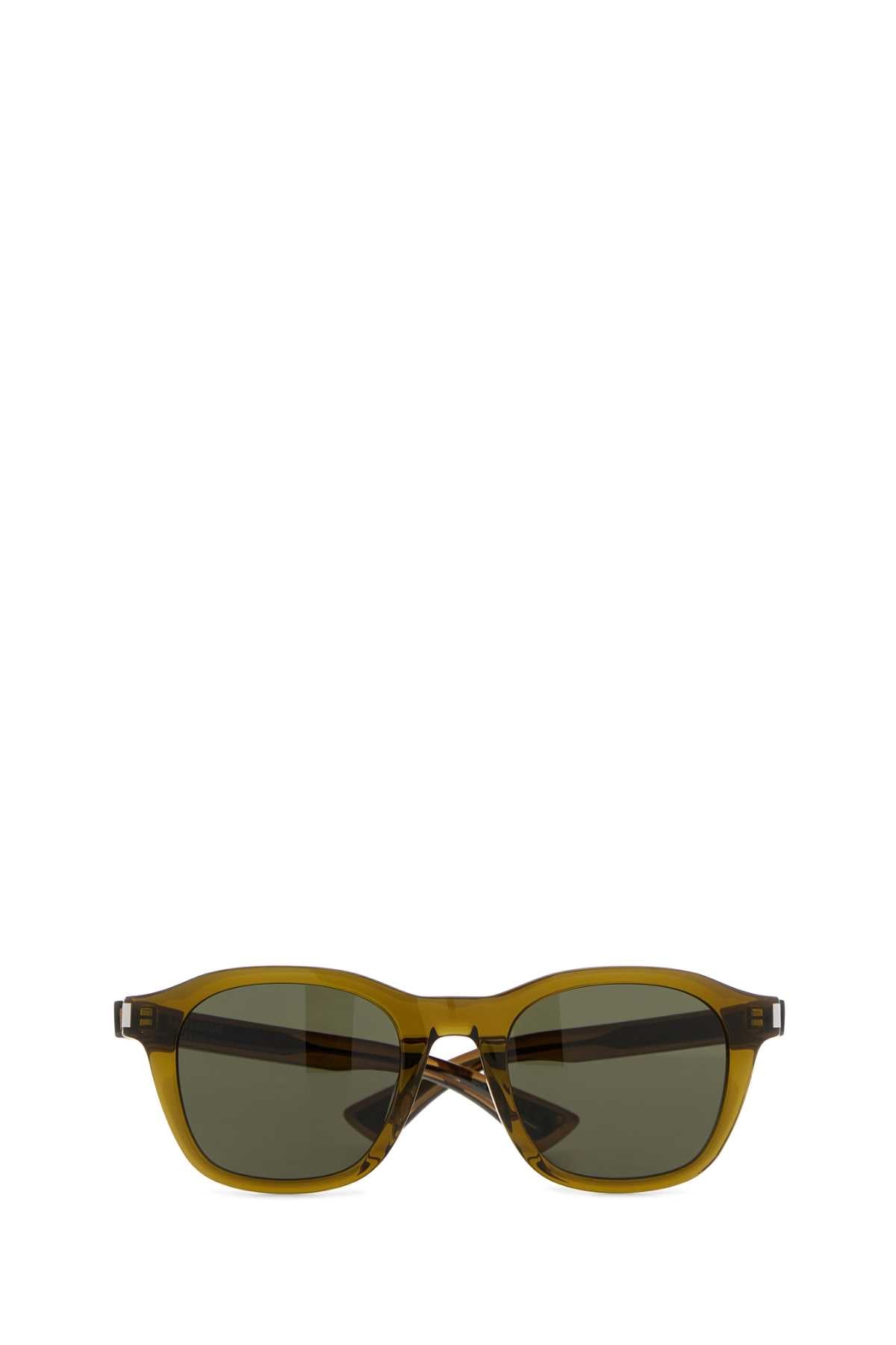 Saint Laurent Men Olive Green Acetate Sl 880 Sunglasses SAINT LAURENT