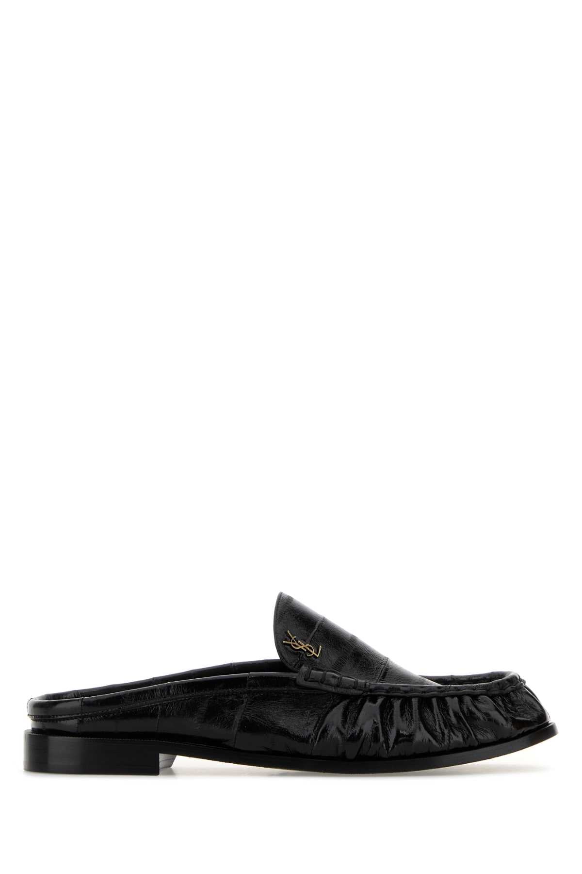 Saint Laurent Men Black Leather Le Loafers Slippers SAINT LAURENT