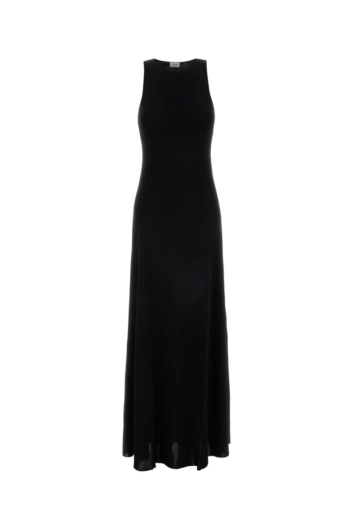 Saint Laurent Women Black Viscose Blend Dress SAINT LAURENT