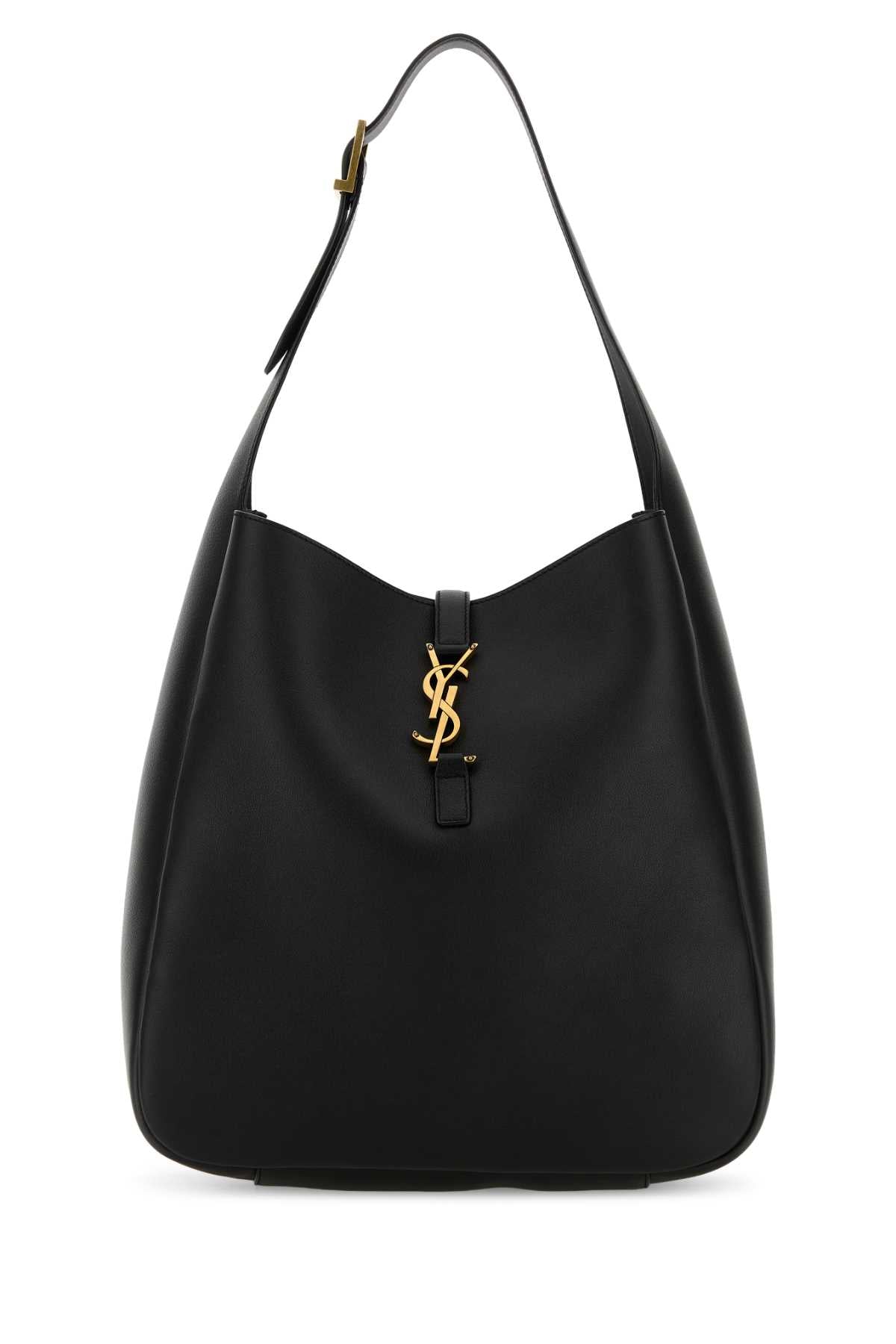 Saint Laurent Women Black Leather Large Le 5 Ã  7 Shoulder Bag SAINT LAURENT