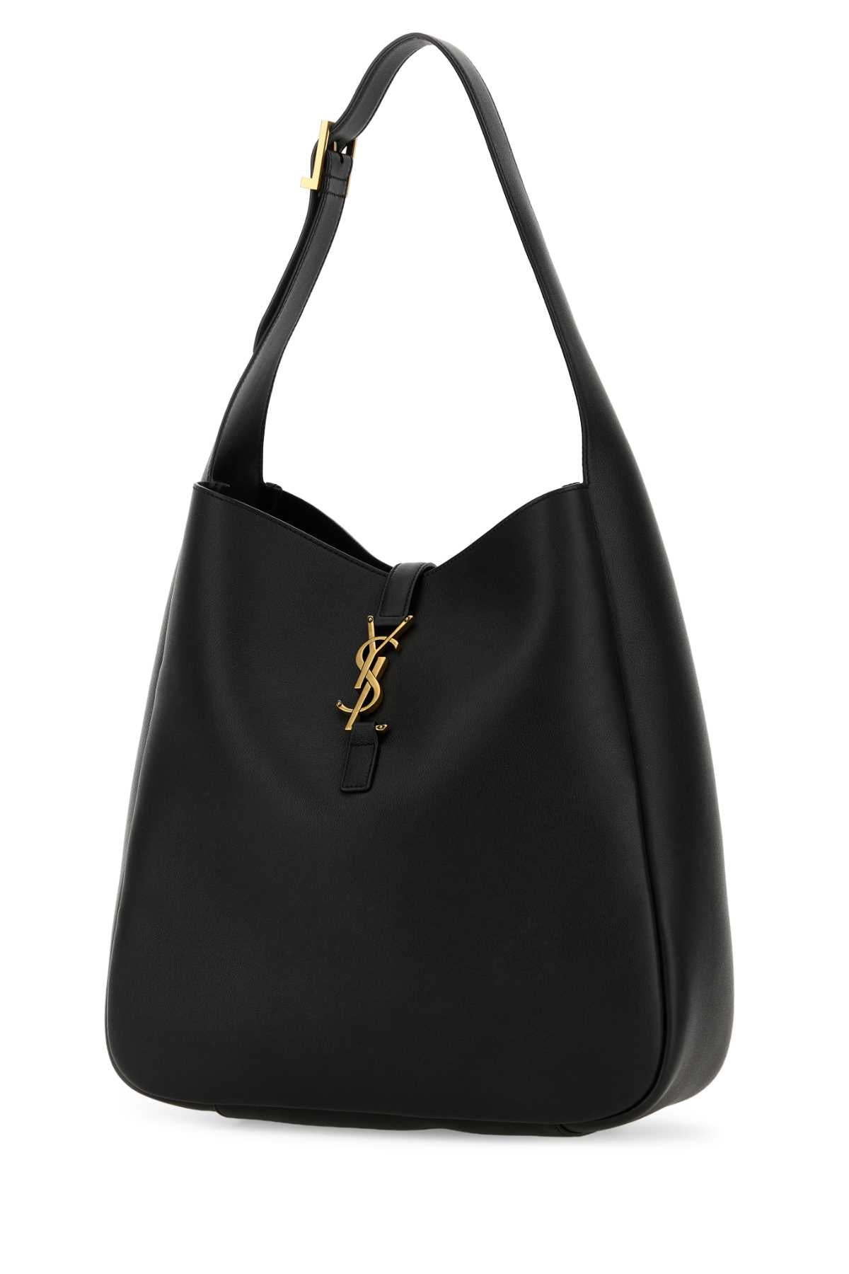 Saint Laurent Women Black Leather Large Le 5 Ã  7 Shoulder Bag SAINT LAURENT