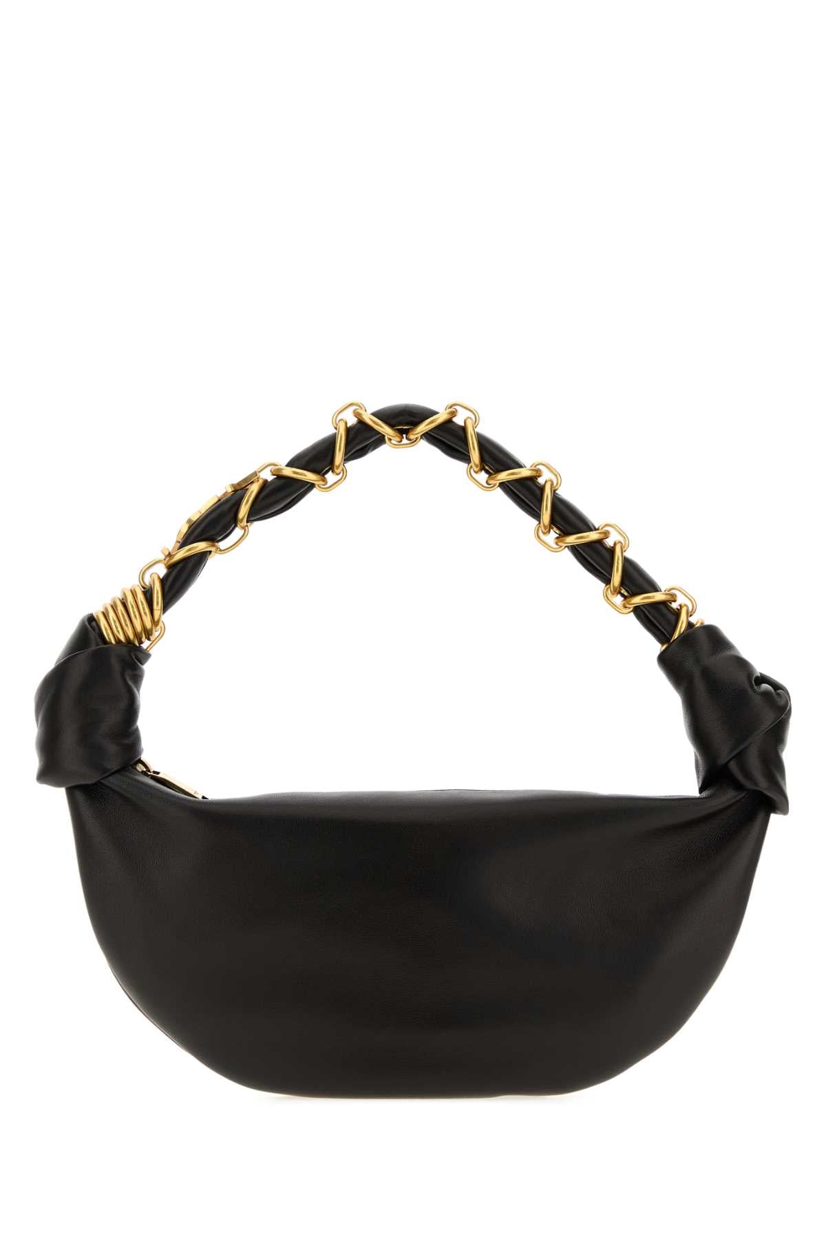 Saint Laurent Women Black Leather Mini Amalia Shoulder Bag SAINT LAURENT