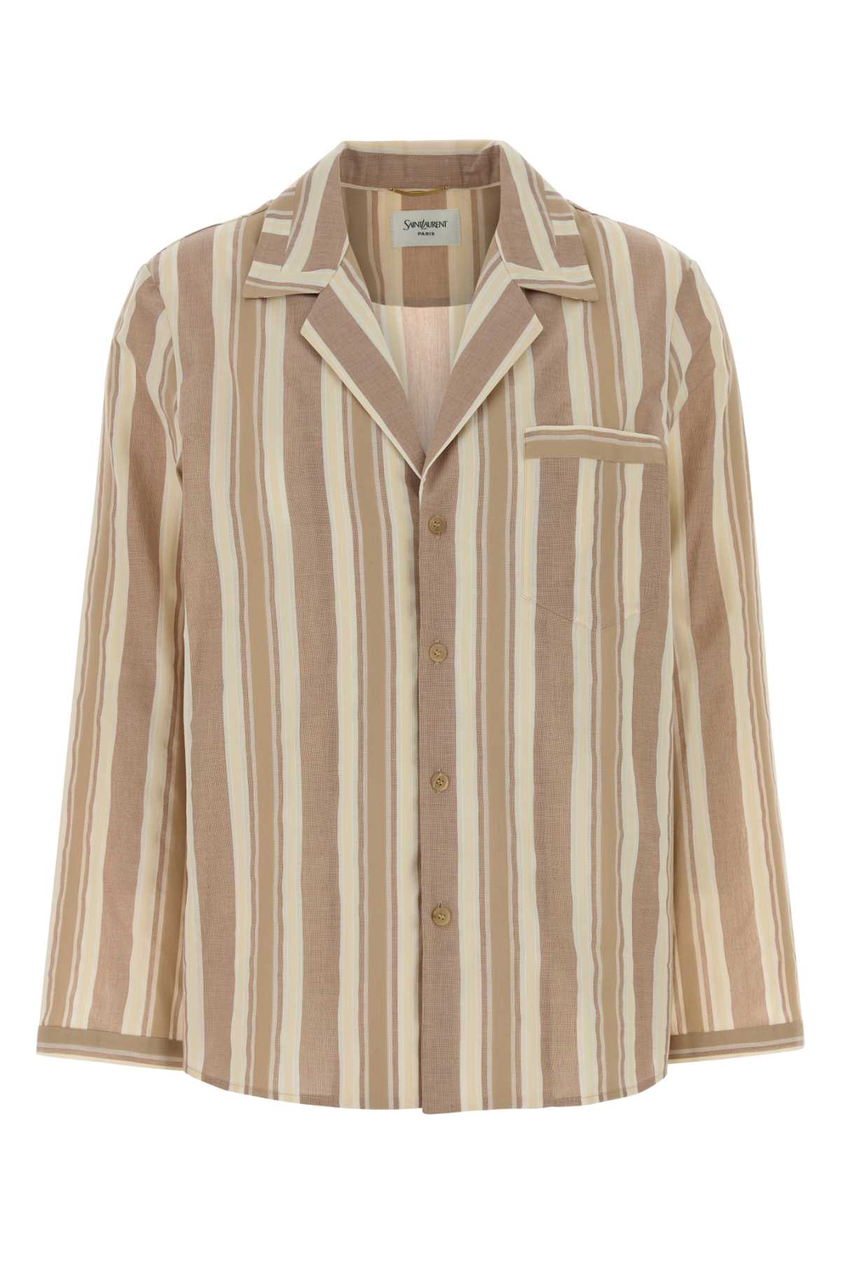 Saint Laurent Women Embroidered Cotton Shirt SAINT LAURENT