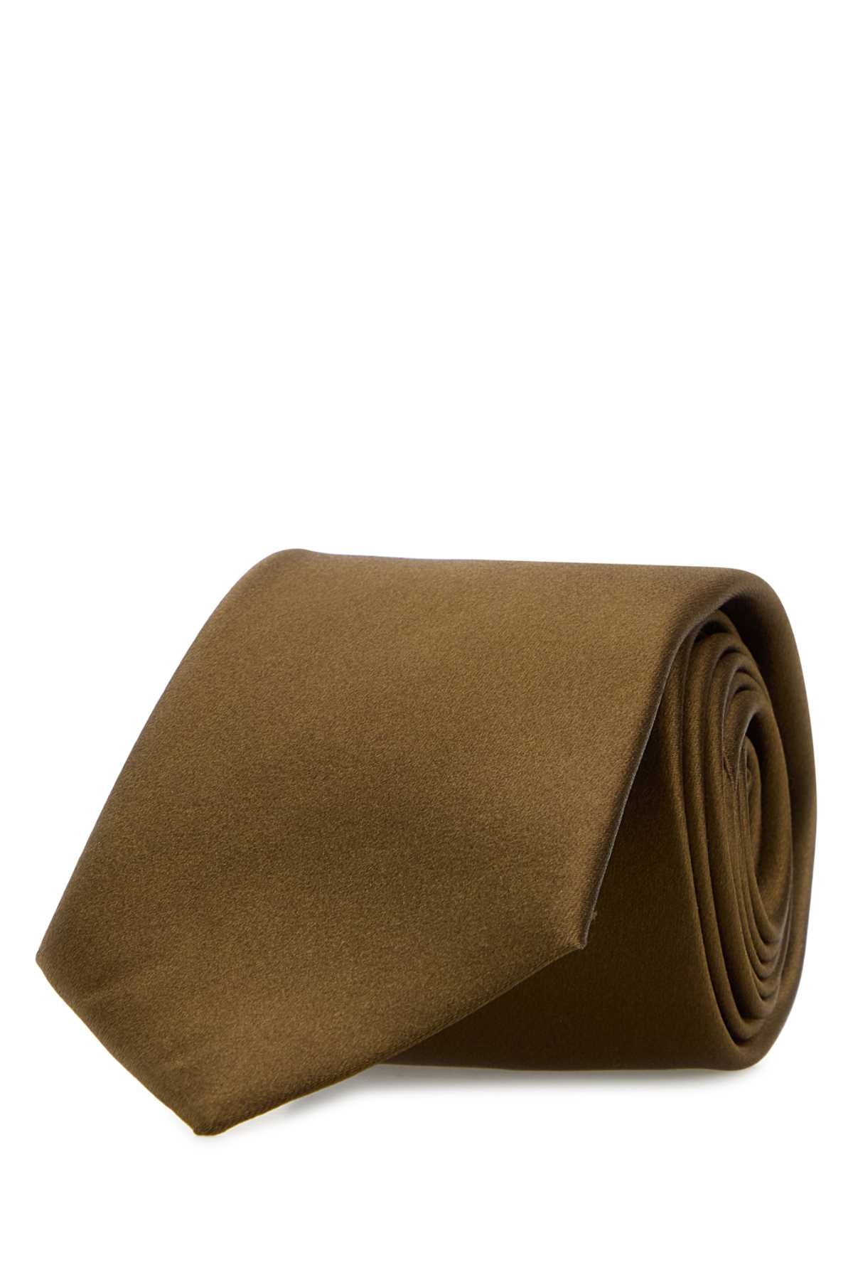 Saint Laurent Men Biscuit Satin Tie SAINT LAURENT