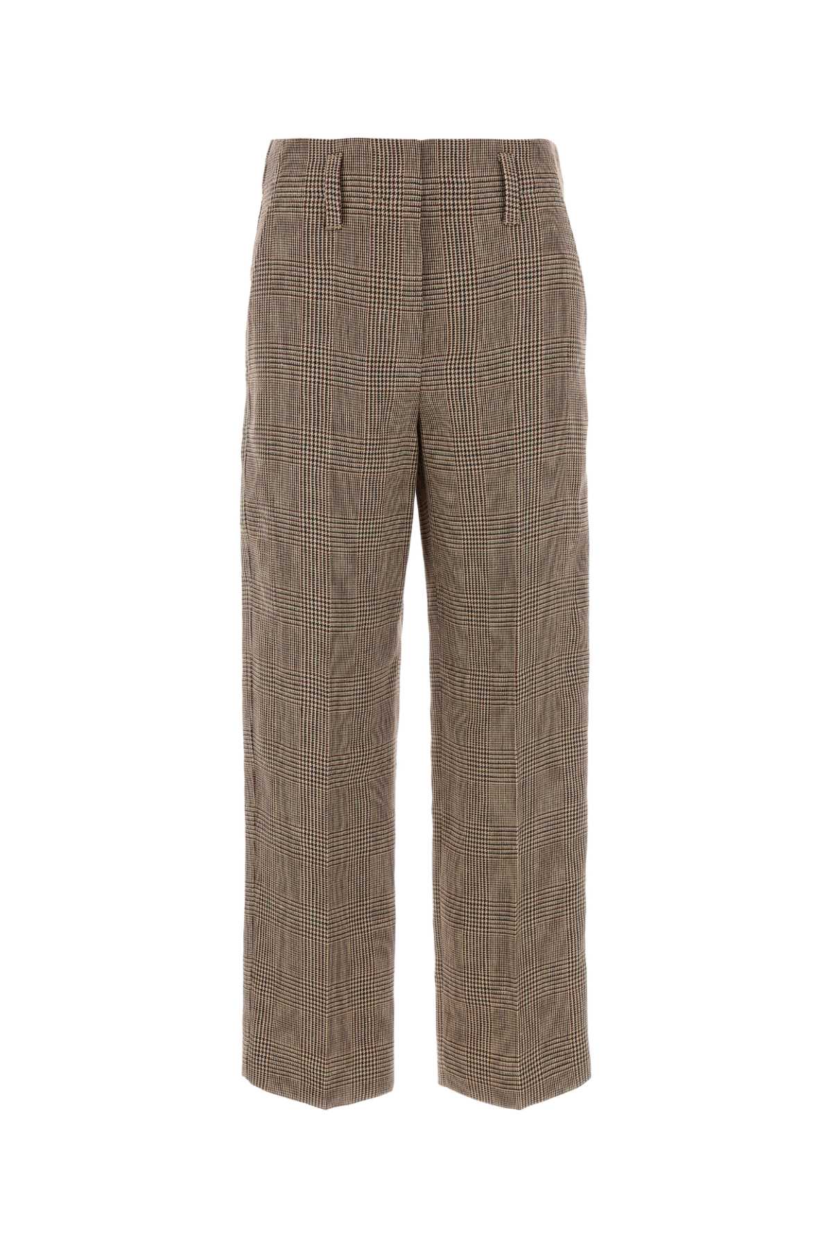 Brunello Cucinelli Women Embroidered Linen Pant BRUNELLO CUCINELLI