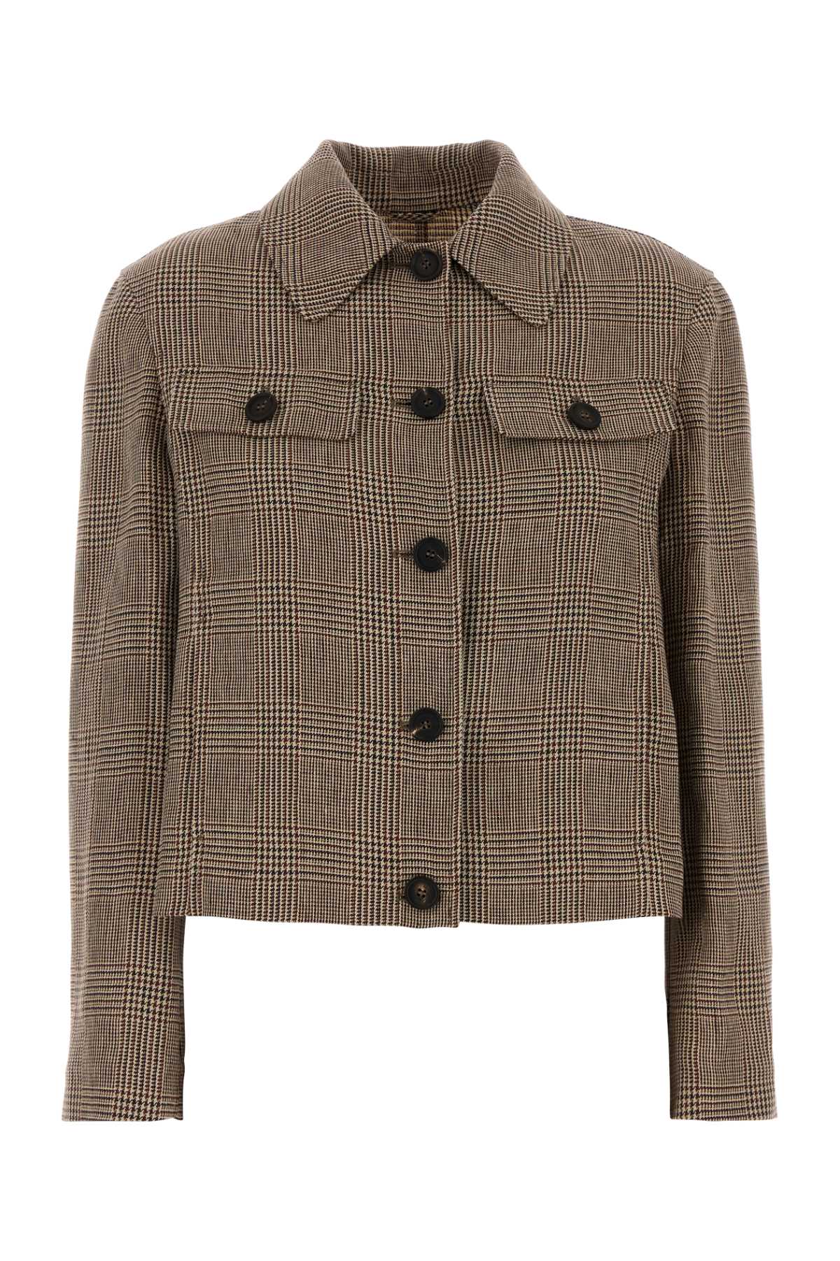 Brunello Cucinelli Women Embroidered Linen Blazer BRUNELLO CUCINELLI