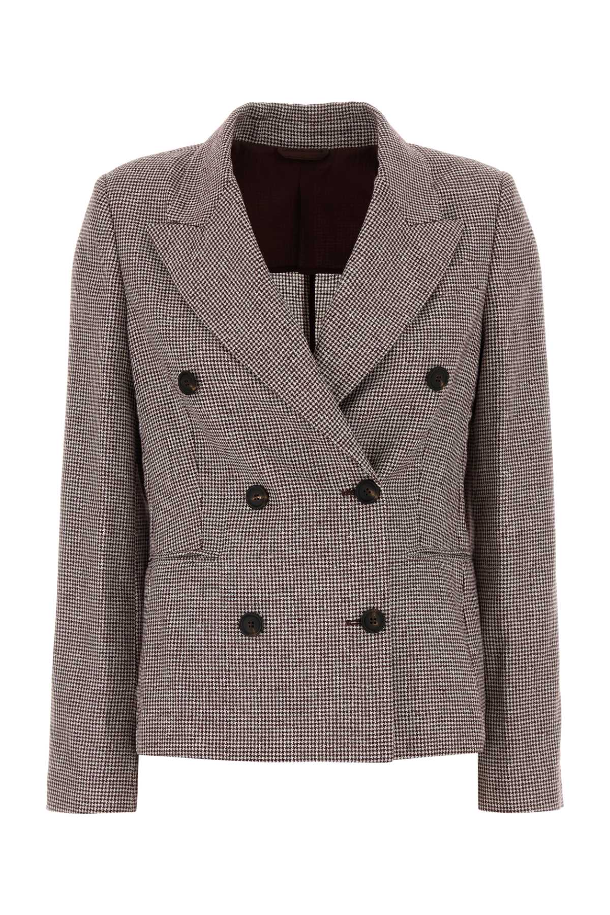 Brunello Cucinelli Women Embroidered Jersey Blazer BRUNELLO CUCINELLI