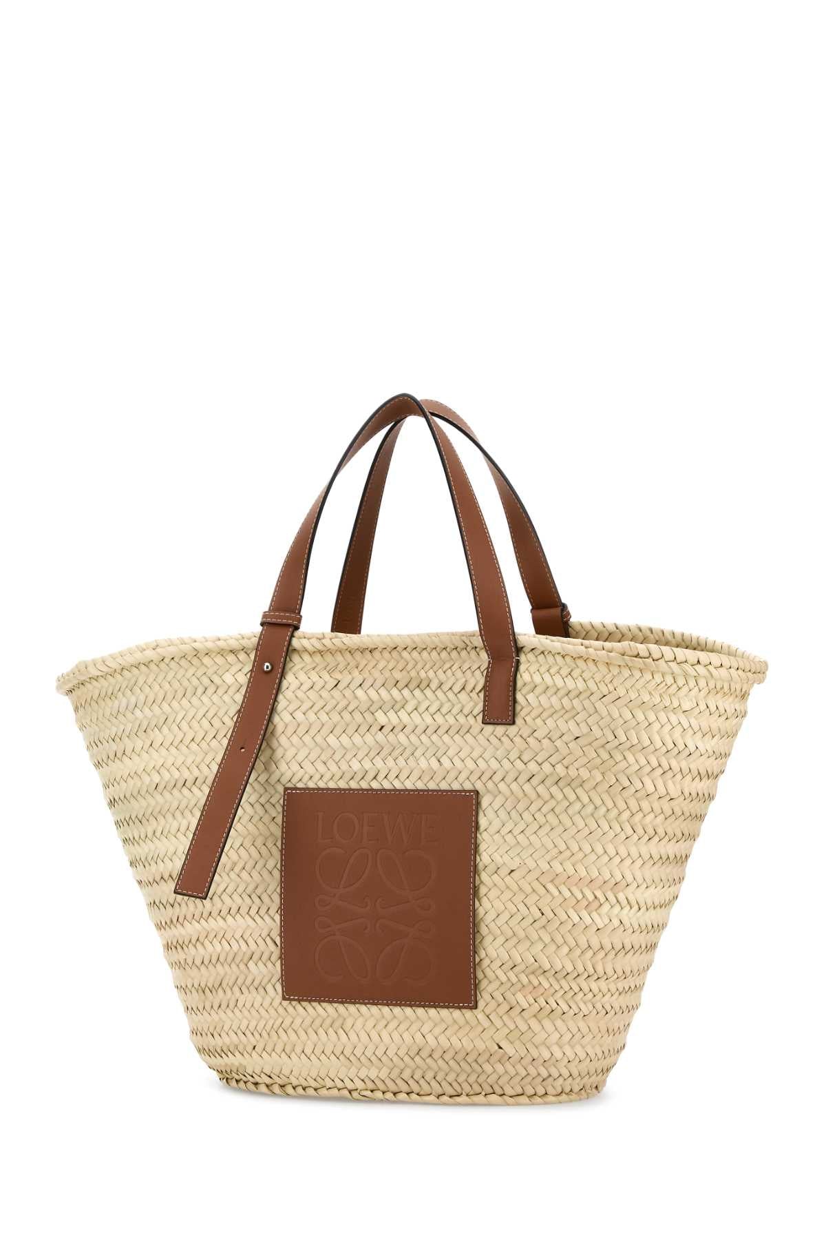 Loewe Women Palm Leaf Basket Shopping LOEWE