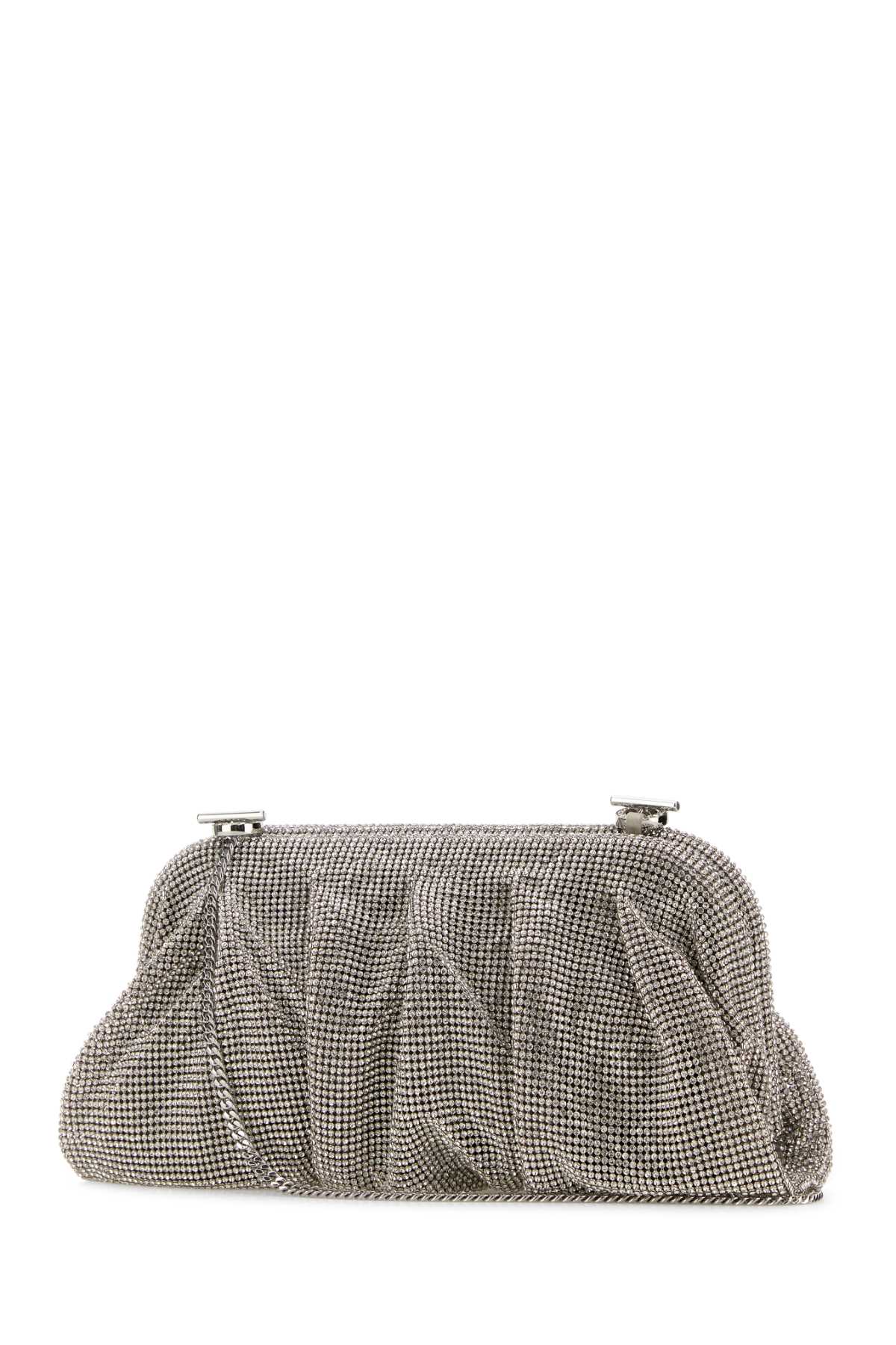Benedetta Bruzziches Women Embellished Fabric Large Venus Clutch BENEDETTA BRUZZICHES