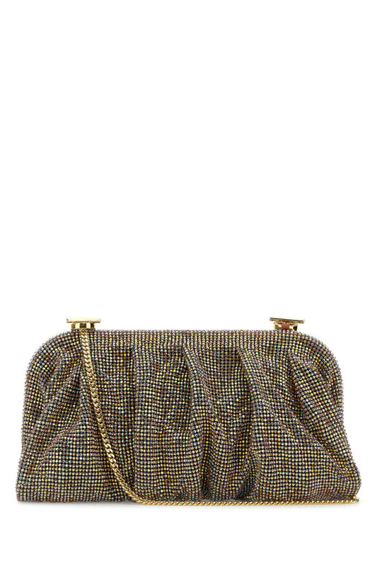 Benedetta Bruzziches Women Embellished Fabric Large Venus Clutch BENEDETTA BRUZZICHES