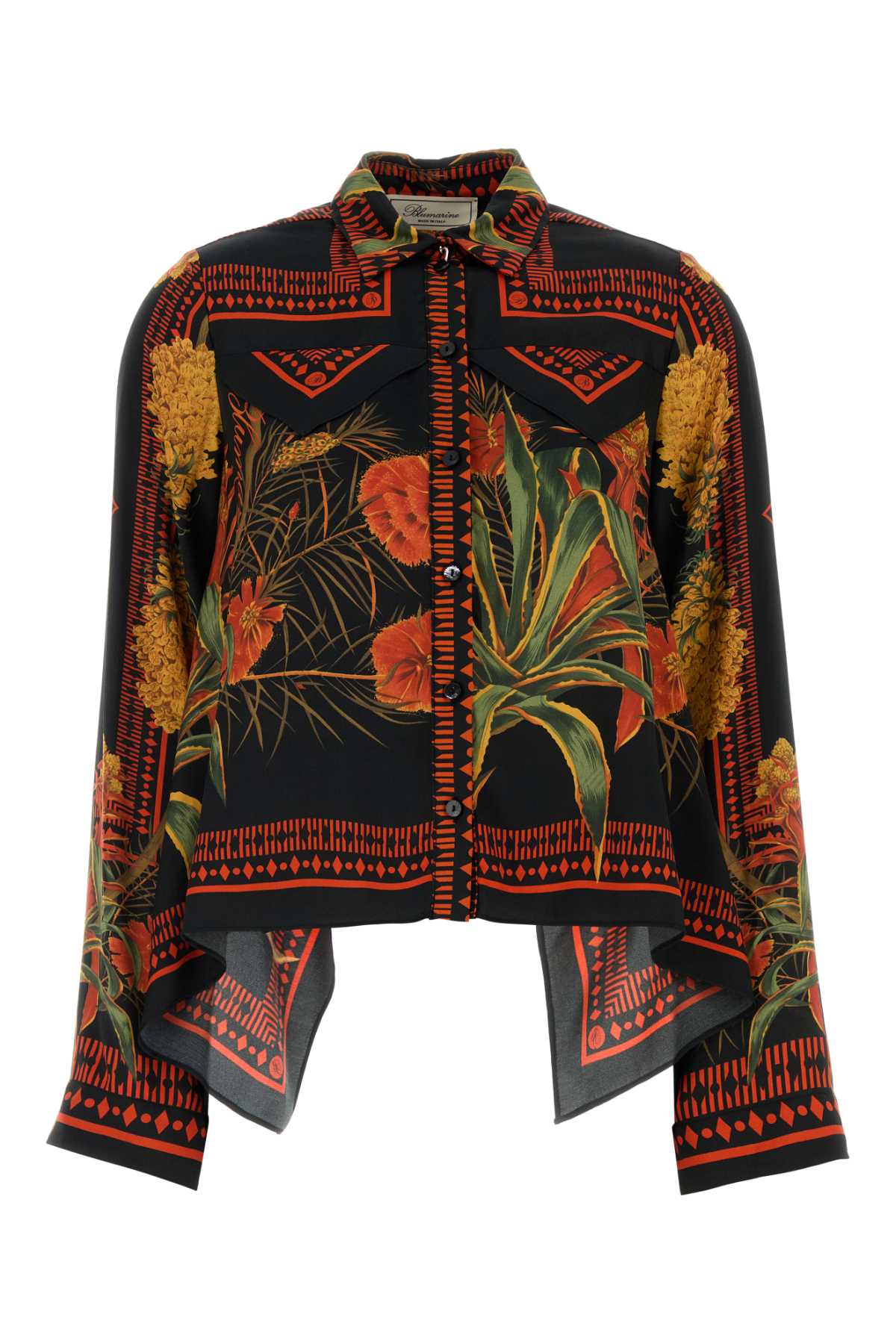 Blumarine Women Printed Twill Shirt BLUMARINE