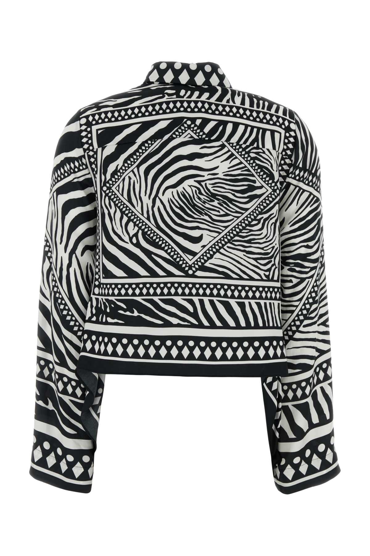 Blumarine Women Printed Twill Shirt BLUMARINE