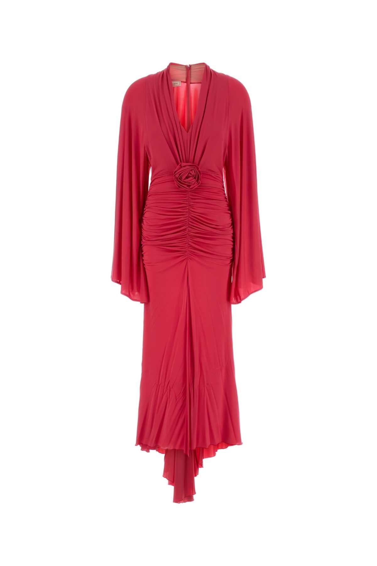 Blumarine Women Fuchsia Jersey Dress BLUMARINE