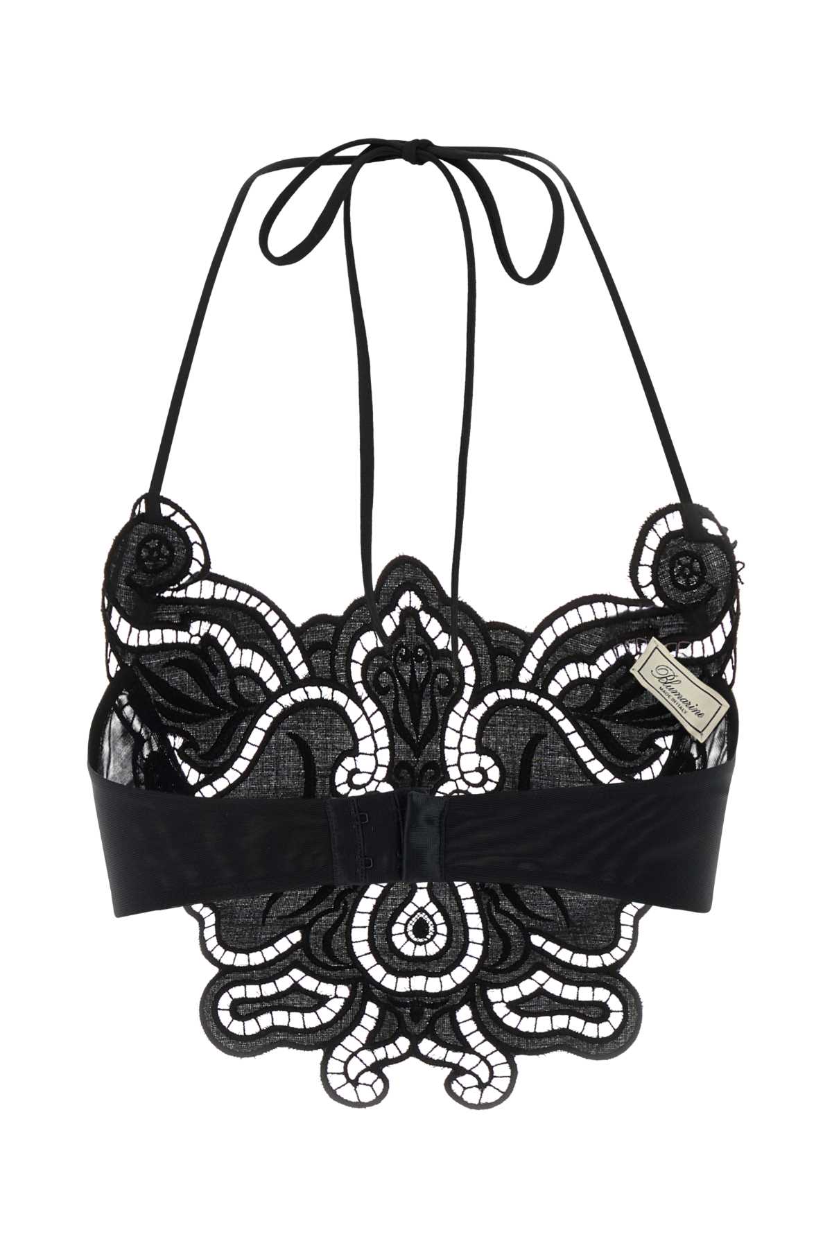 Blumarine Women Black Lace Top BLUMARINE