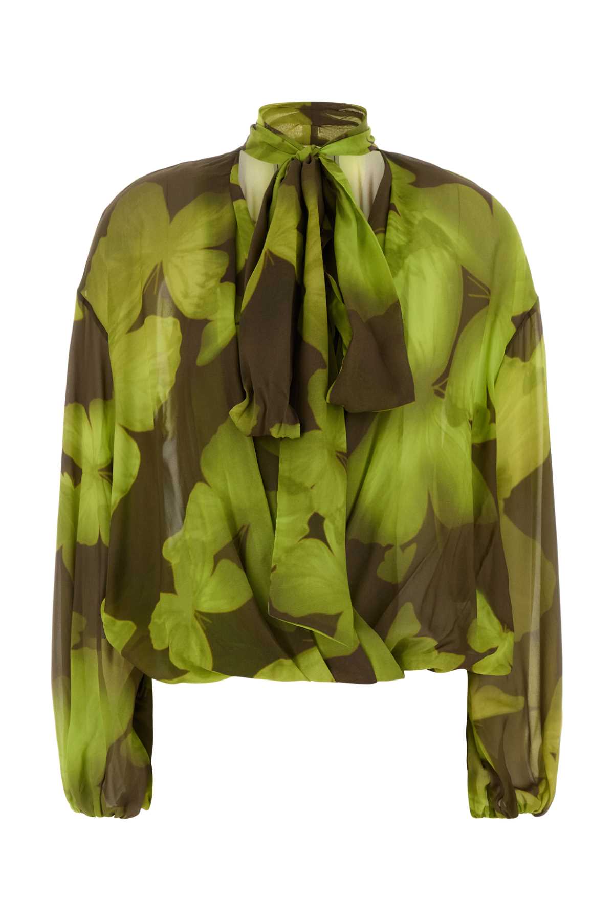 Blumarine Women Printed Georgette Blouse BLUMARINE