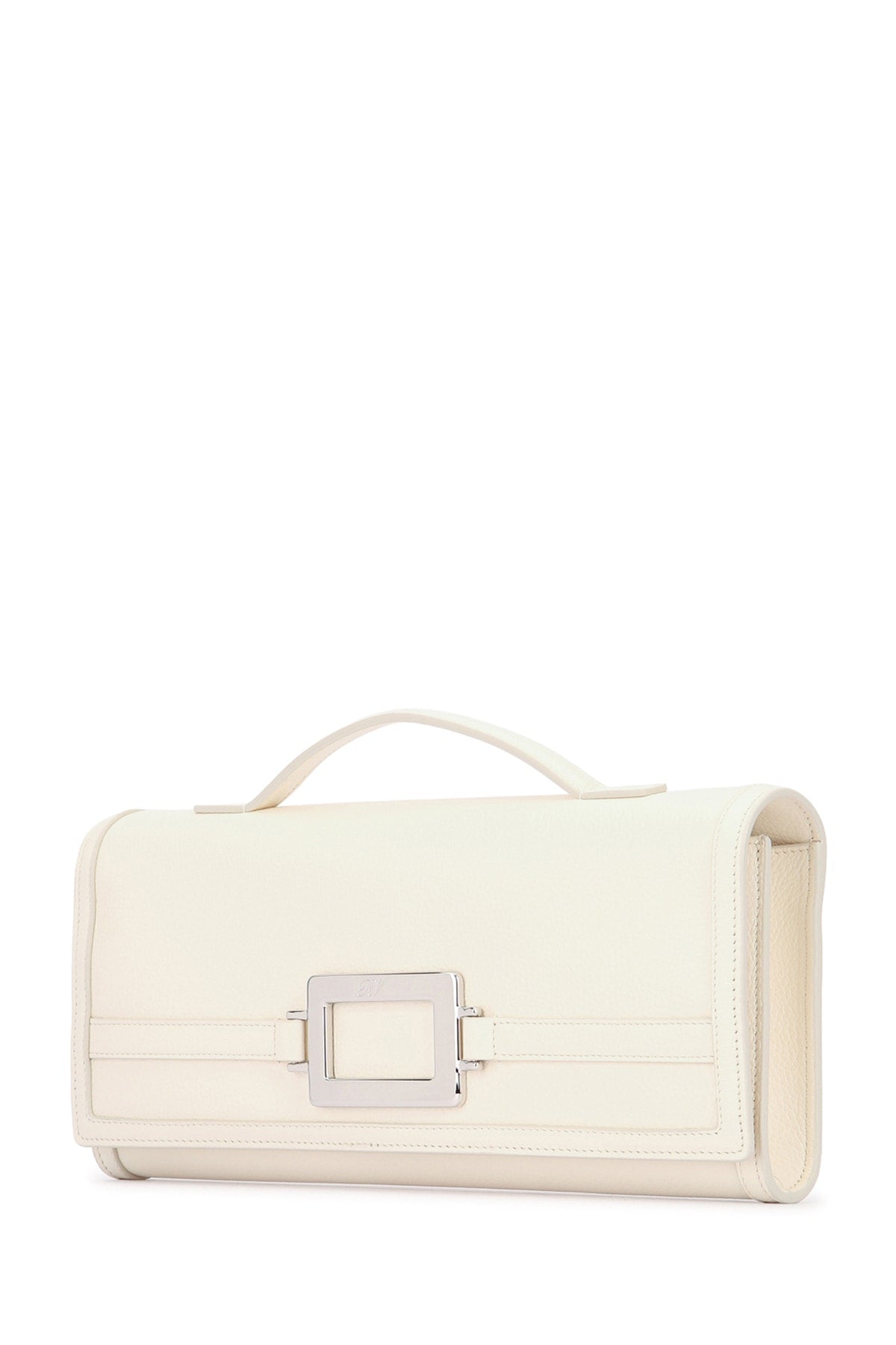 Roger Vivier Women Belle Vivier Metal Buckle Clutch